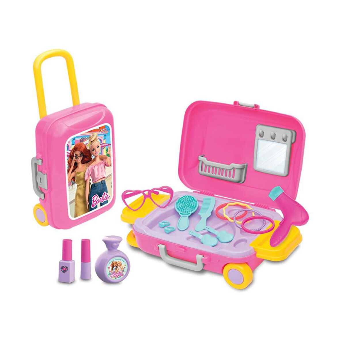 03486 BARBIE GÜZELLİK SET BAVULUM.Glpzr