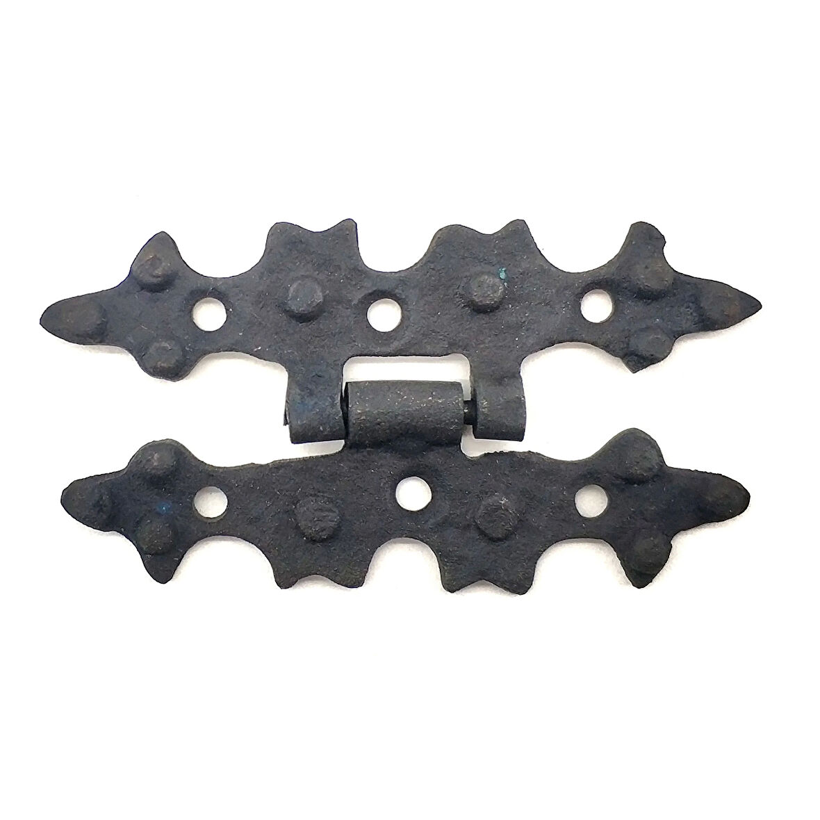 Antika Tarz Dekoratif Pirinç Yıldız Menteşe - 84x44 Mm, Oksit.Gzpde