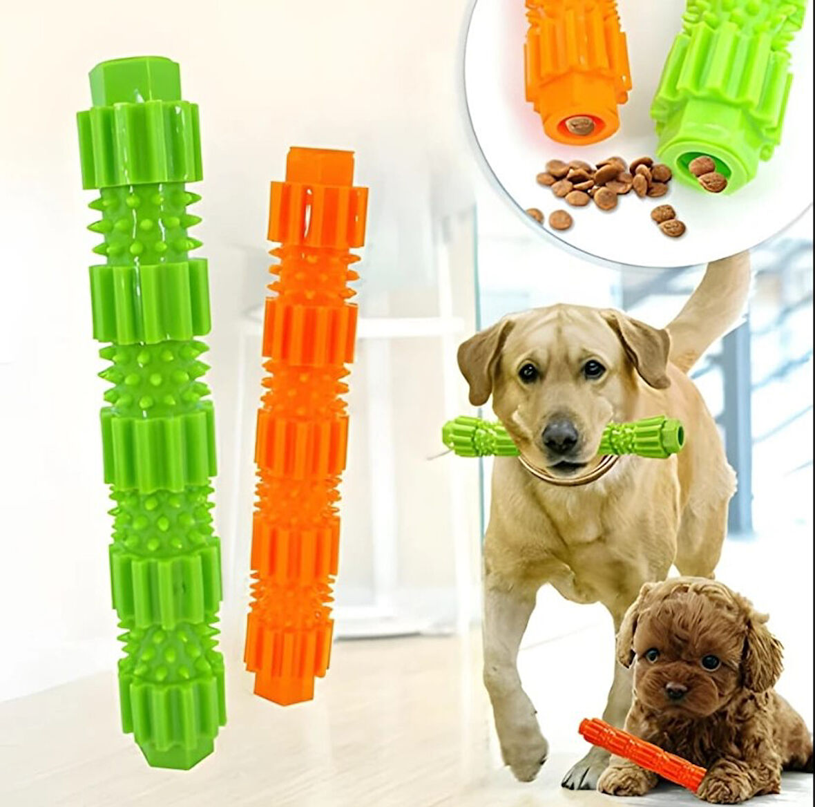 Büyük Boy Mama Hazneli Köpek Isırma Oyuncağı.Gzptt