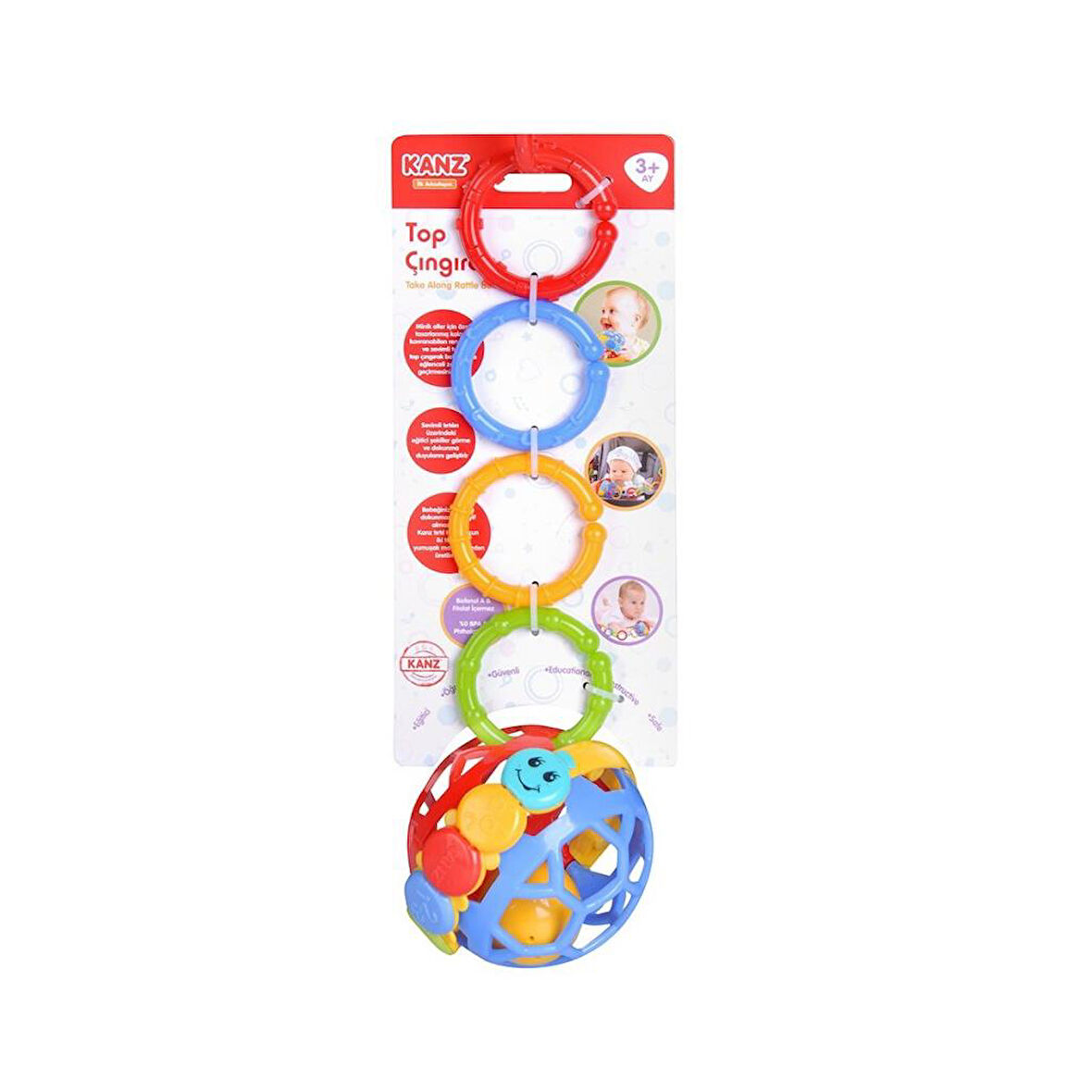 30590 Enfal Halkalı Top Çıngırak.Gzpxt