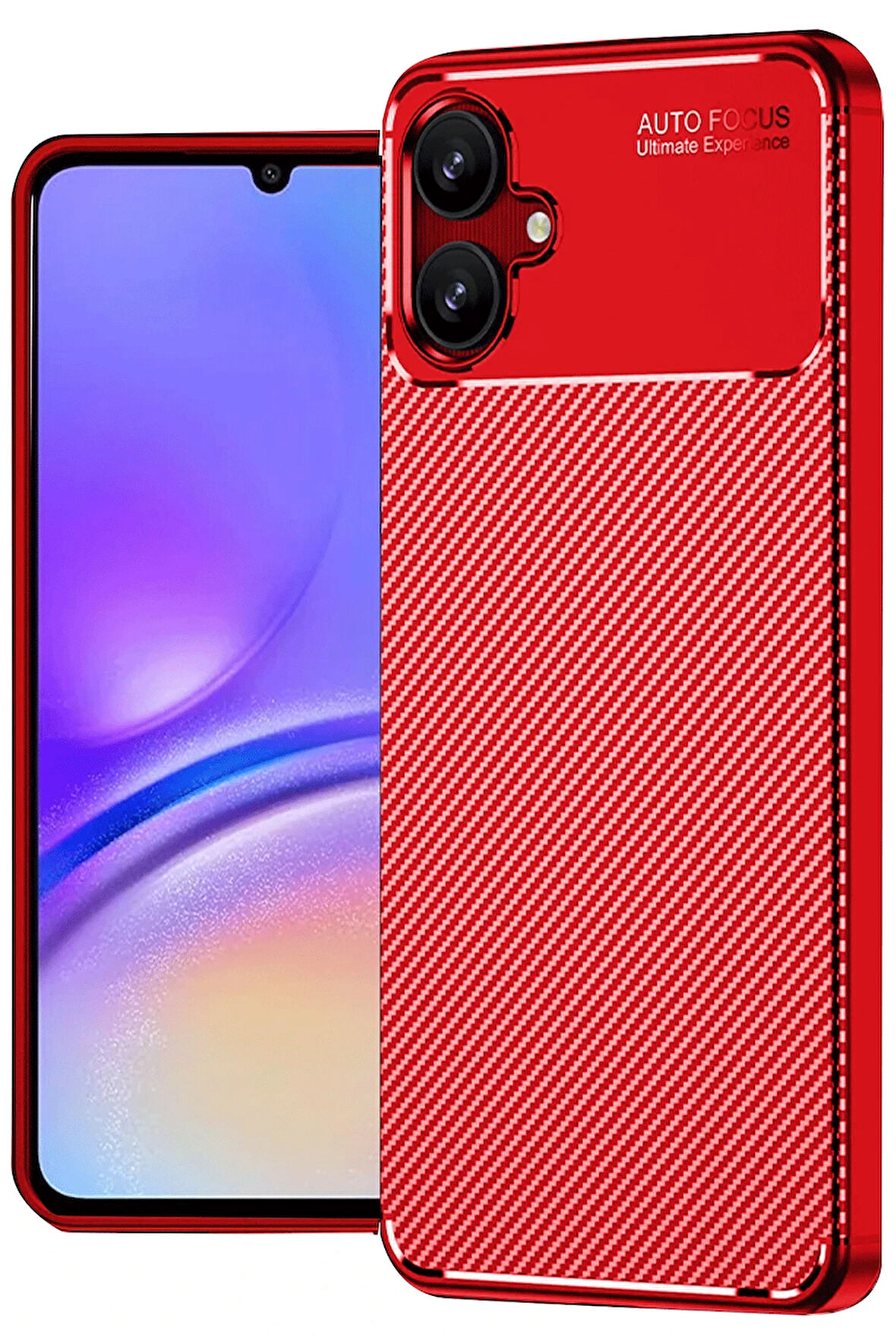Samsung Galaxy A06 Kılıf Karbon Görünümlü Silikon Azn-Negro