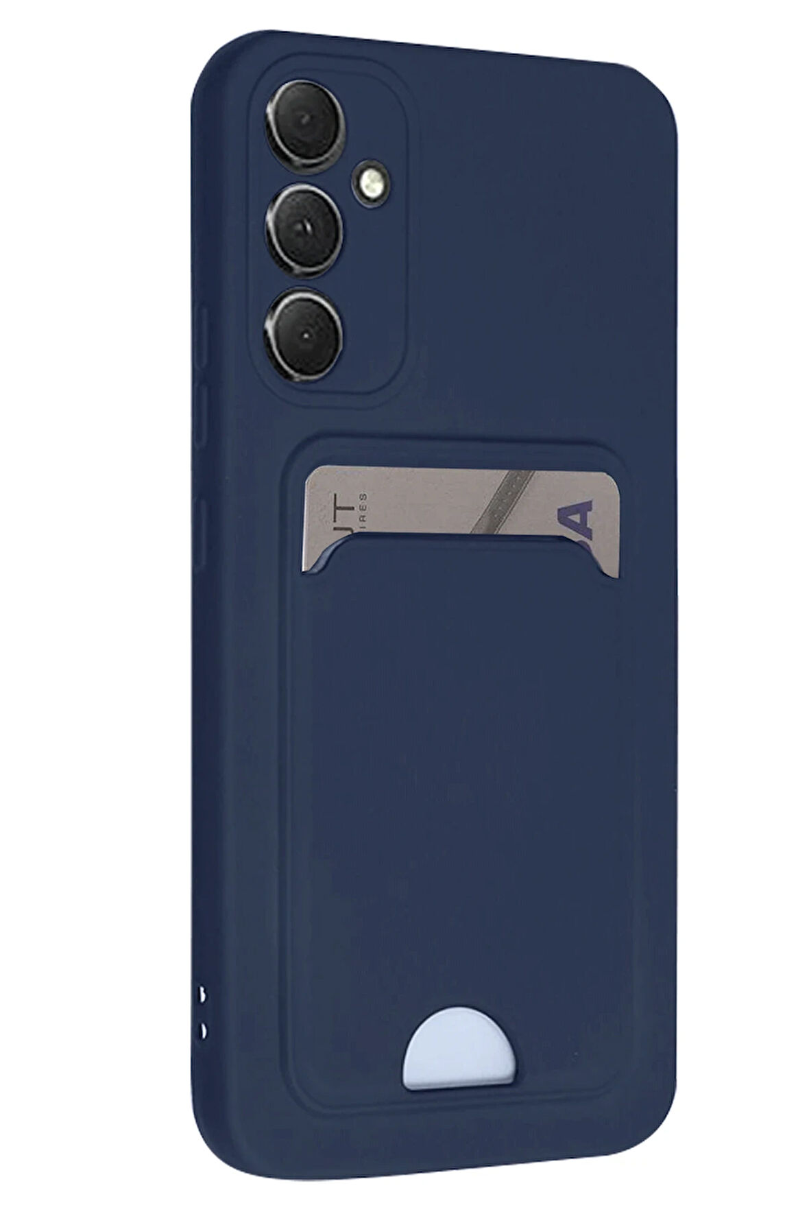 Samsung Galaxy A16 5G Kılıf Kartlıklı Soft Silikon Azn-Kelvin