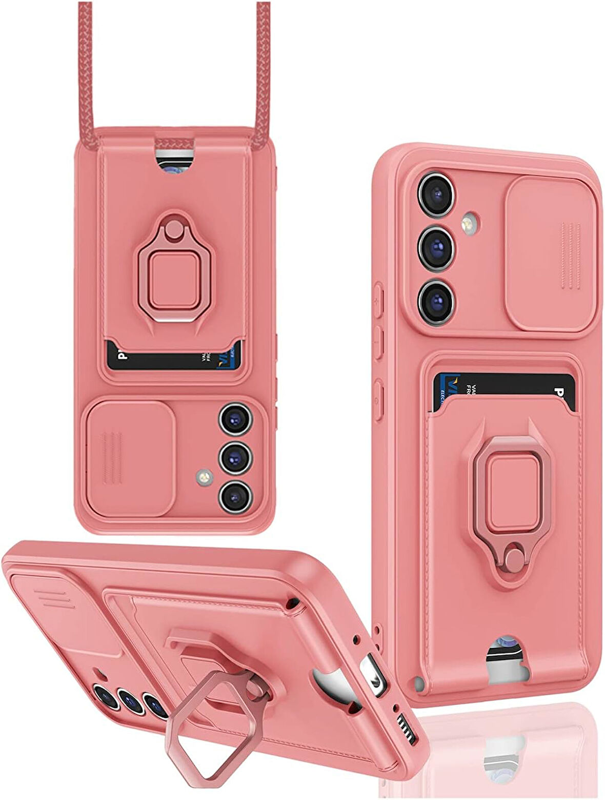 Samsung Galaxy A36 Kamera Korumalı Standlı Kartlıklı Azn-Zuma