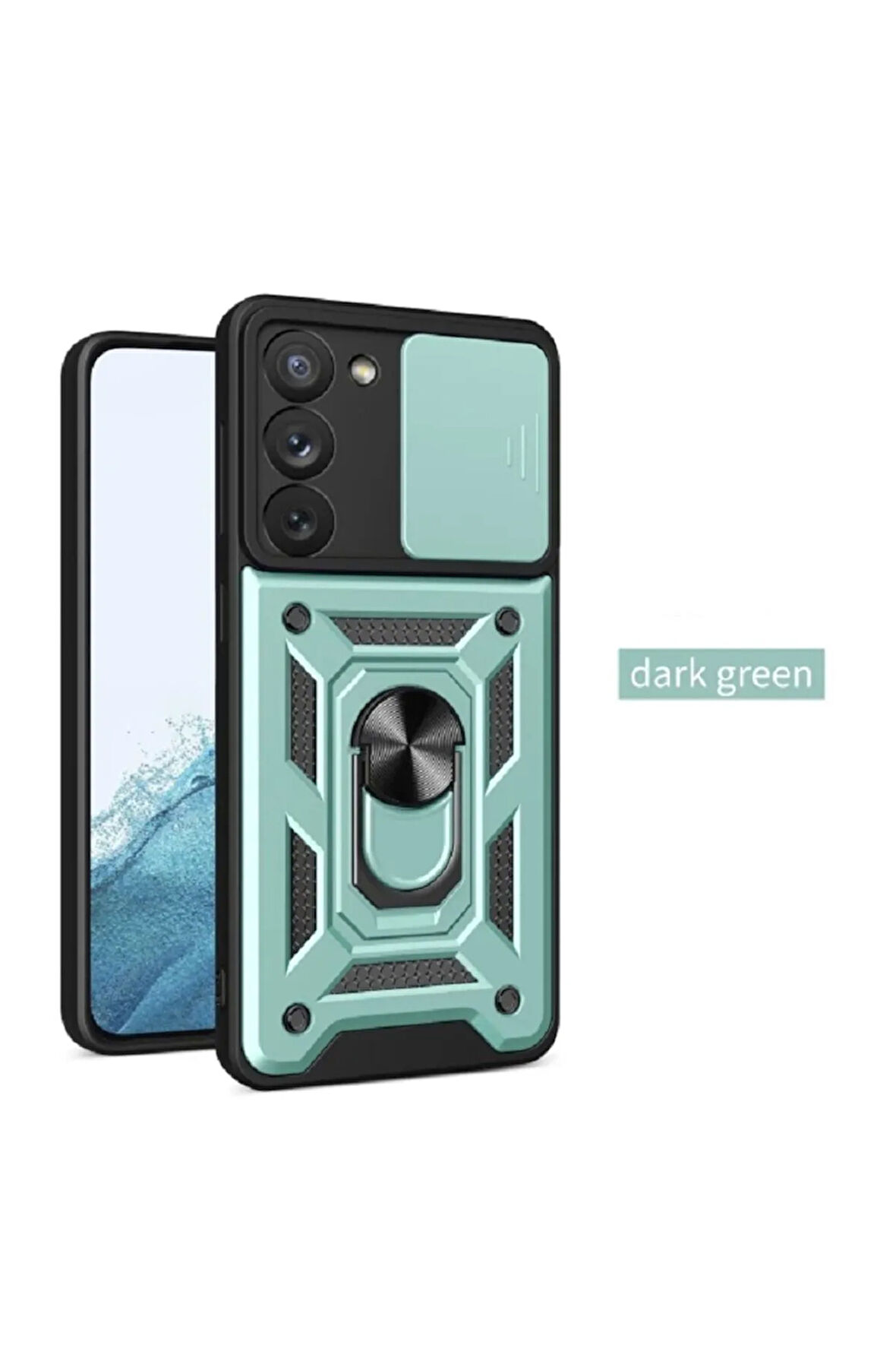 Samsung Galaxy A36 Kılıf Sürgülü Kamera Korumalı Tank Kapak Azn-SrVega