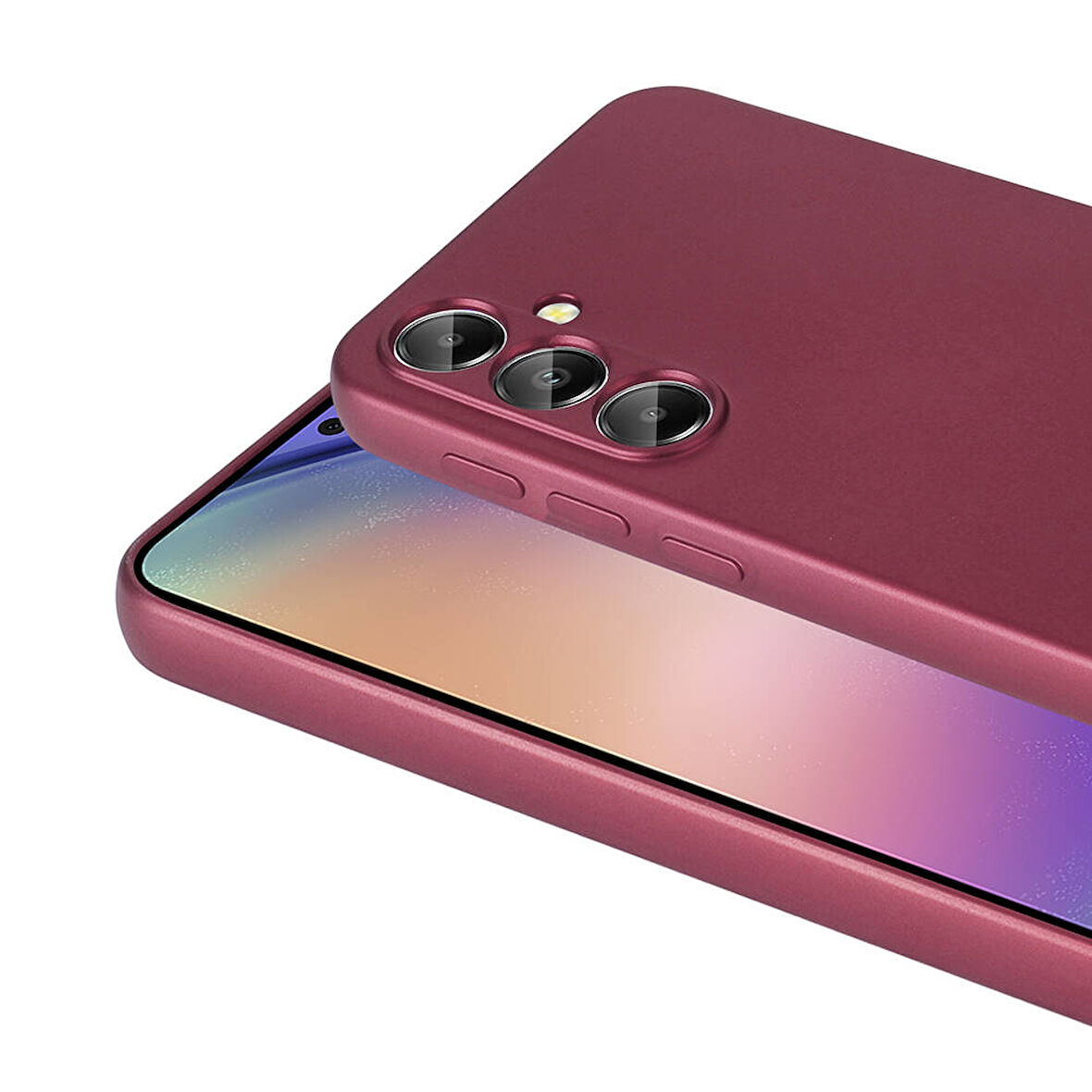 Samsung Galaxy A55 5G Kılıf Mat Esnek Silikon Kılıf Zr-Premier