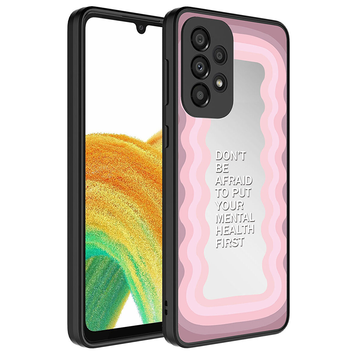 Samsung Galaxy A73 5G Kılıf Desenli Kapak Zr-Mirror