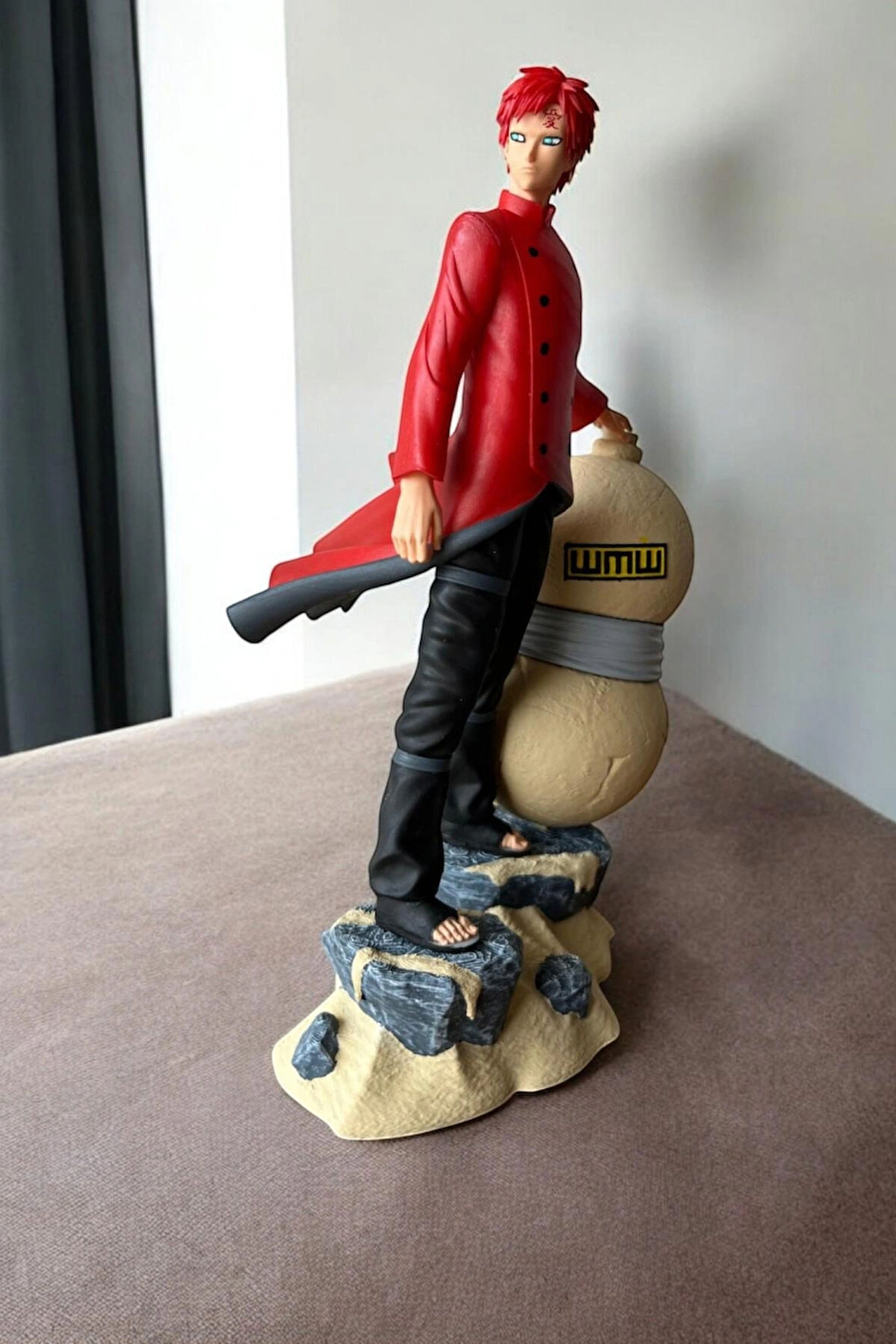 Sabaku no Gaara SLA 3D Baskı ve El Boyaması Koleksiyon Figürü