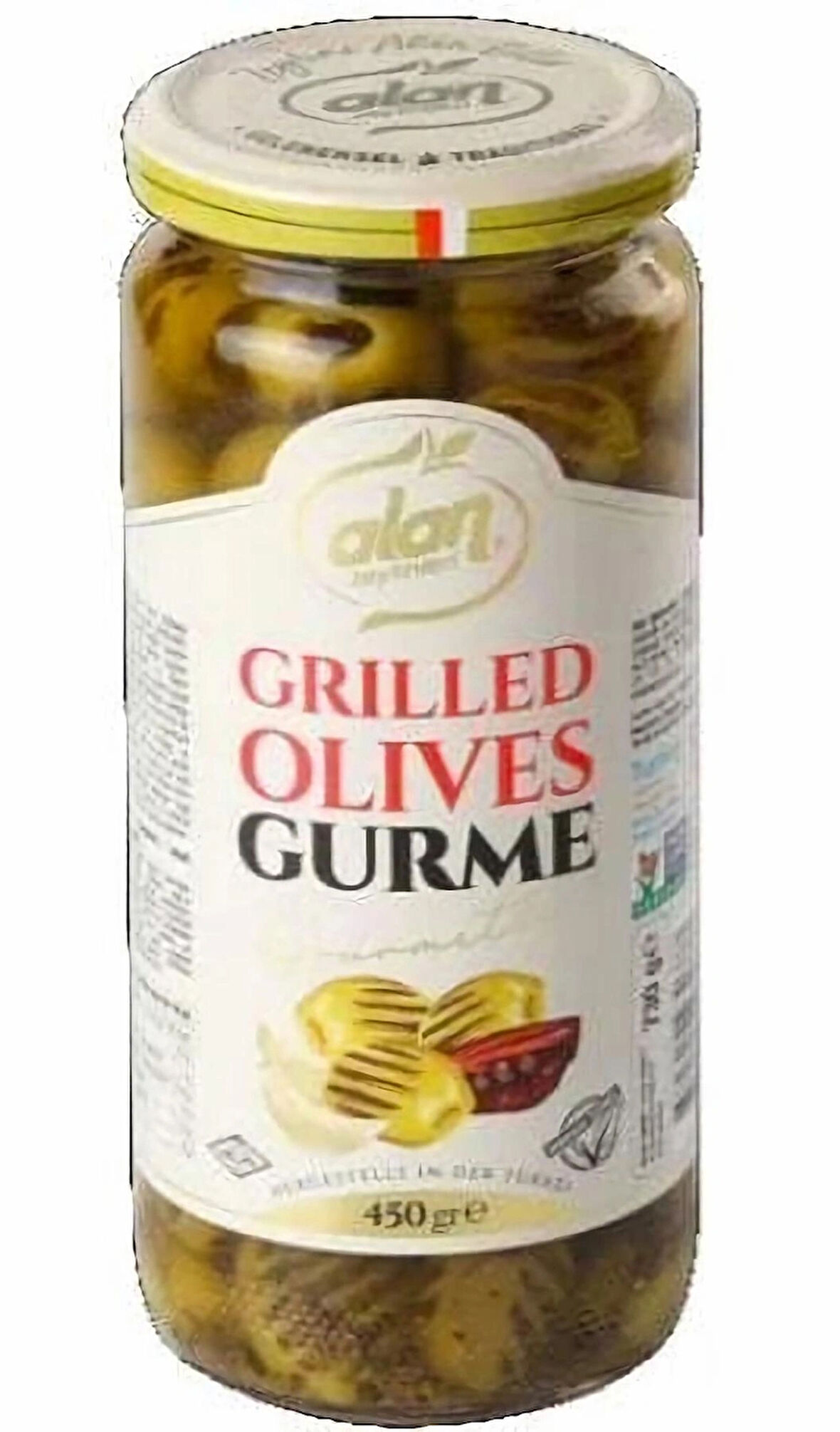 Izgara Zeytin Salatası Cam Kavanoz 450 GR