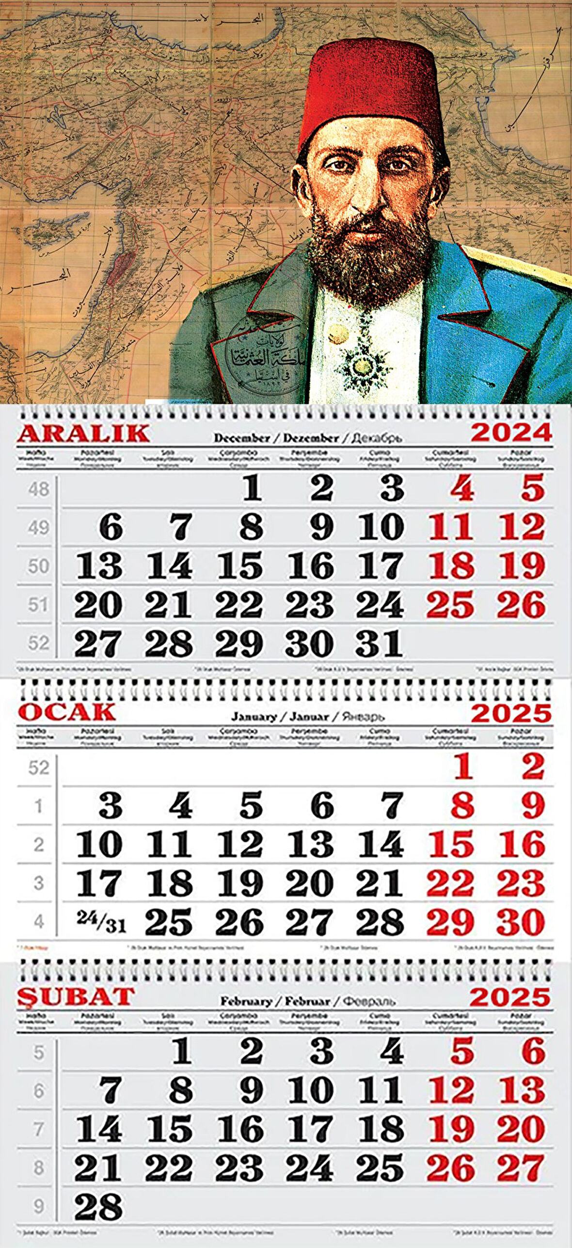  2025 Yılı Gemici Takvimi ---II. Abdülhamid