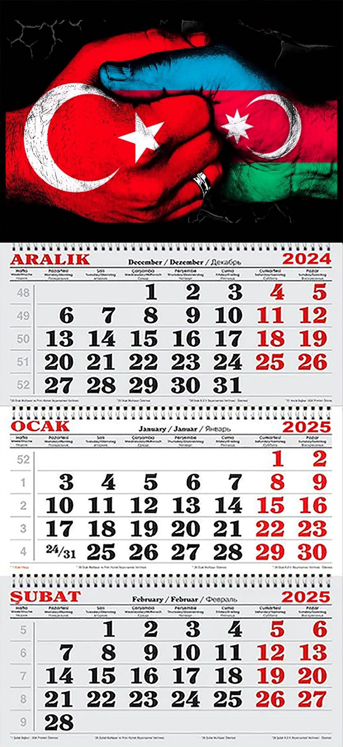 2025 Yılı Gemici Takvimi-Ebedi Kardeşlik