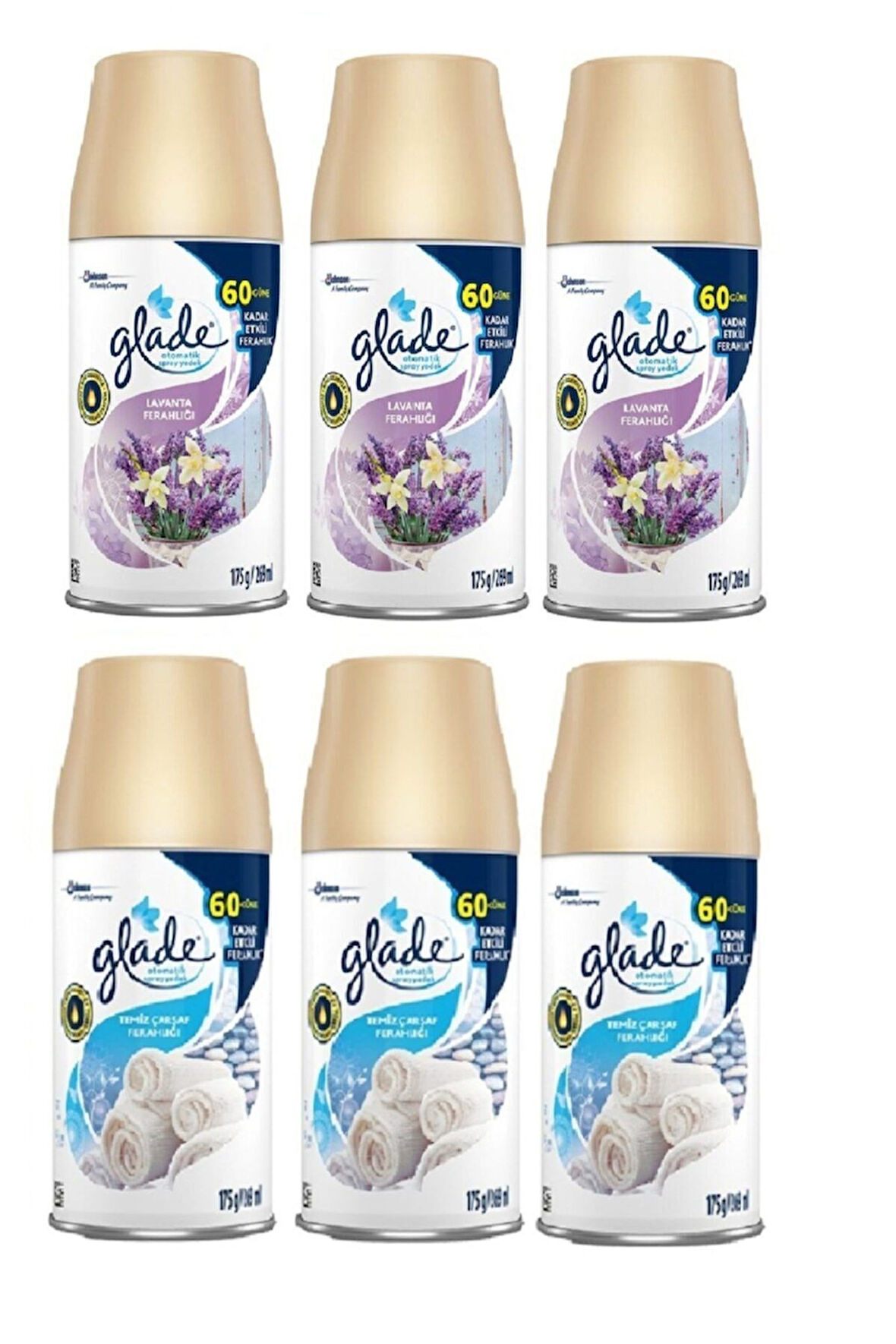 Oda Kokusu Lavanta Ferahlığı X Yedek Sprey3 X 269ml Xtemiz Çarşaf Ferahlığı X Yedek Sprey3 X 269 Ml