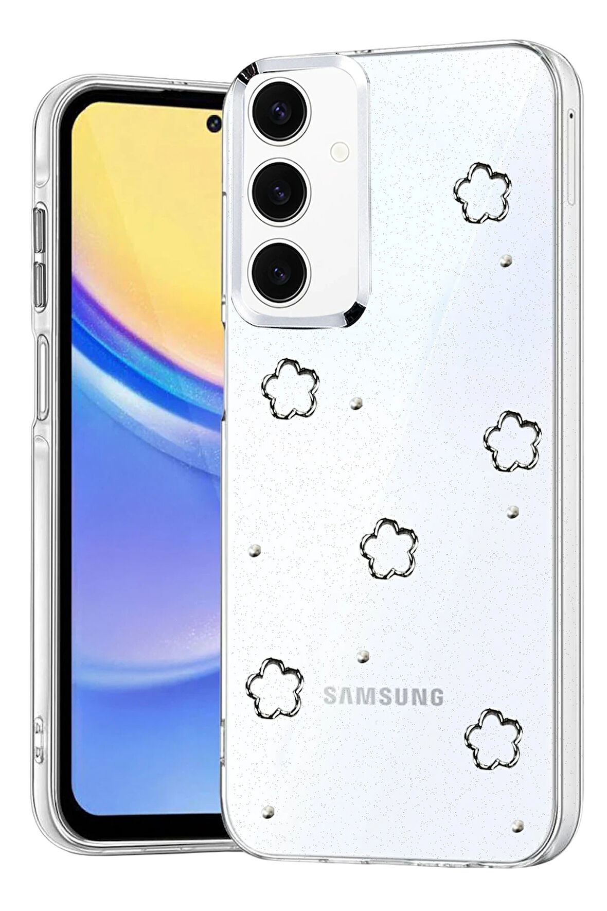 Samsung Galaxy A15 4G Kılıf Desenli Silikon Kapak Azn-Fiyonk