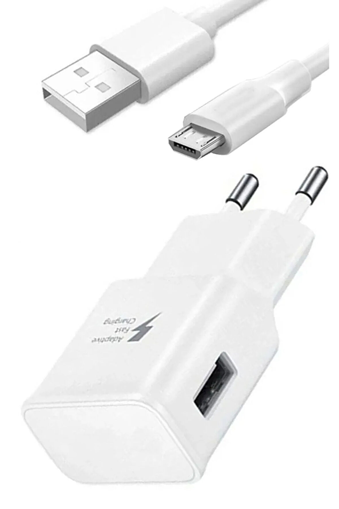 Galaxy C5 C7 C8 Pro uyumlu Micro USB Şarj Aleti SET 15W