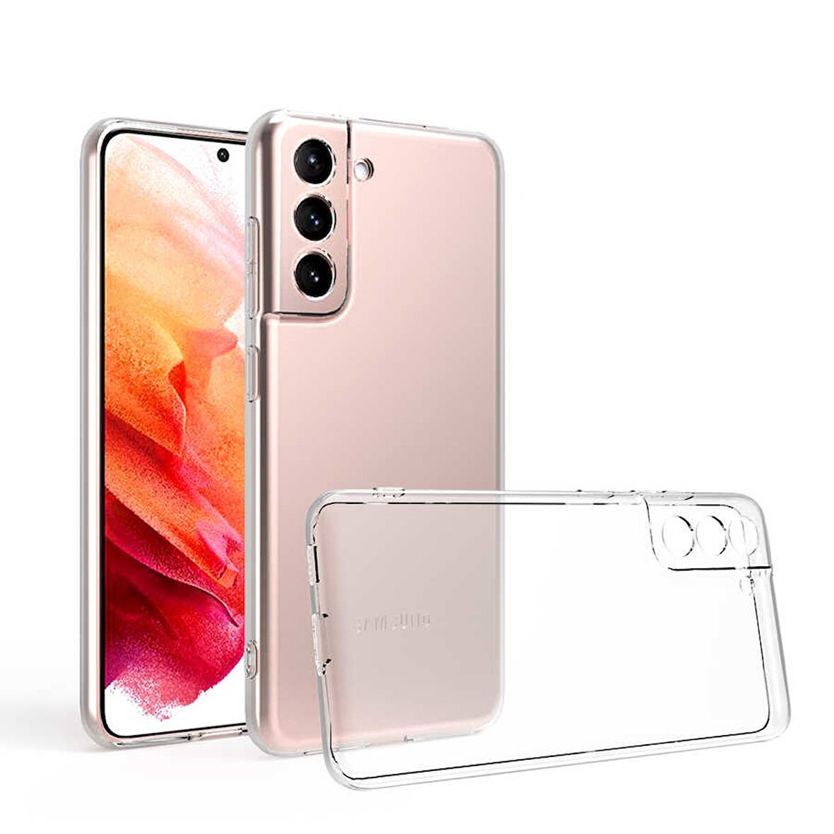 Samsung Galaxy S23 Plus Kılıf Şeffaf İnce Esnek Silikon Kılıf Zipax-Süper