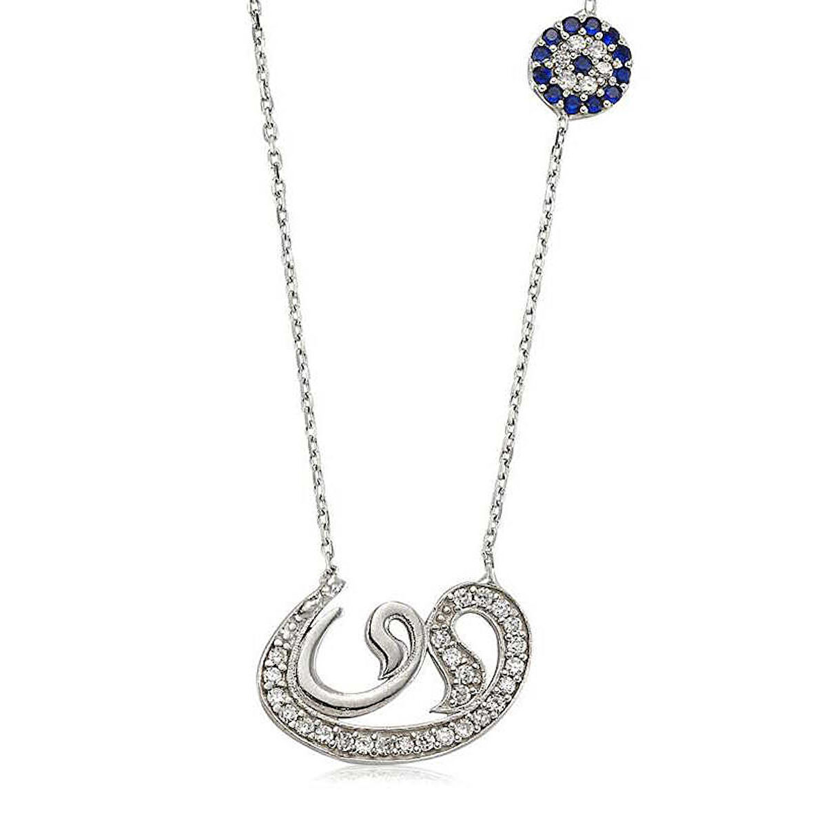 Gümüş Vav Kadın Kolye