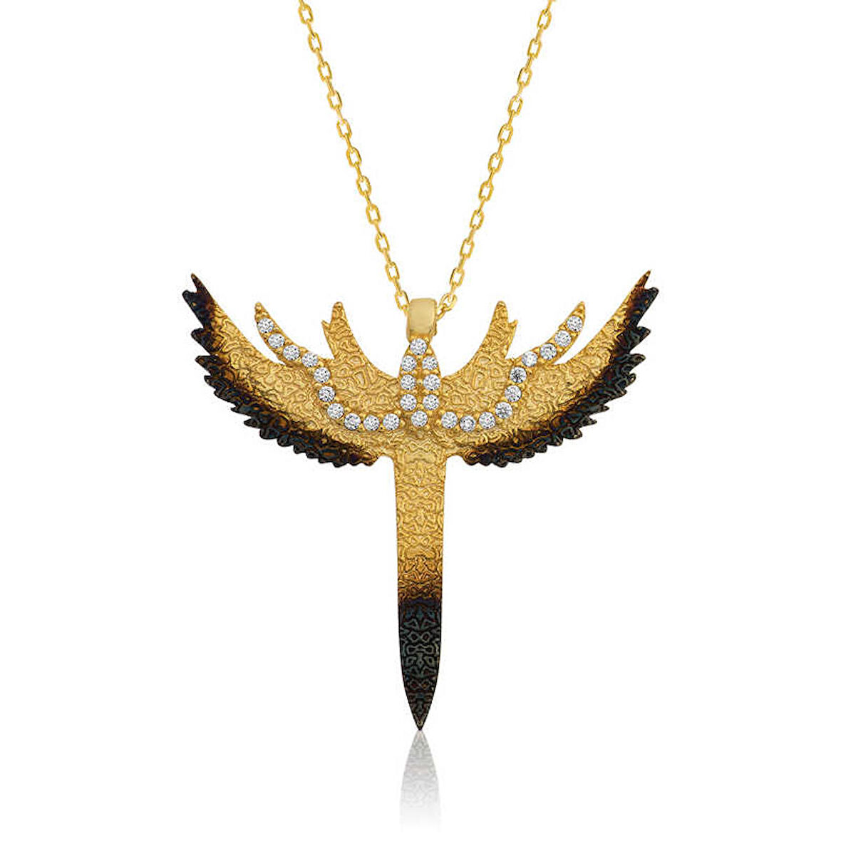 Gümüş Kılıç Kadın Kolye