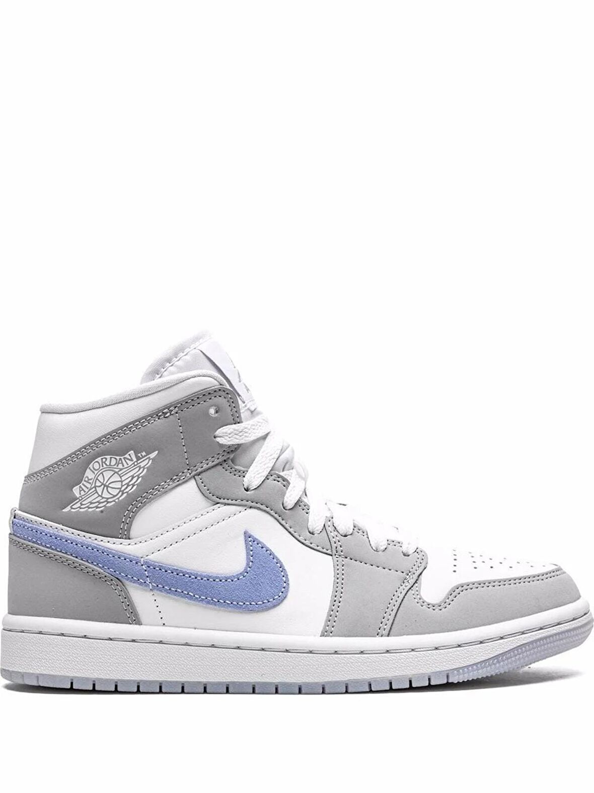 Air Jordan 1 Mid Wolf Grey Aluminum