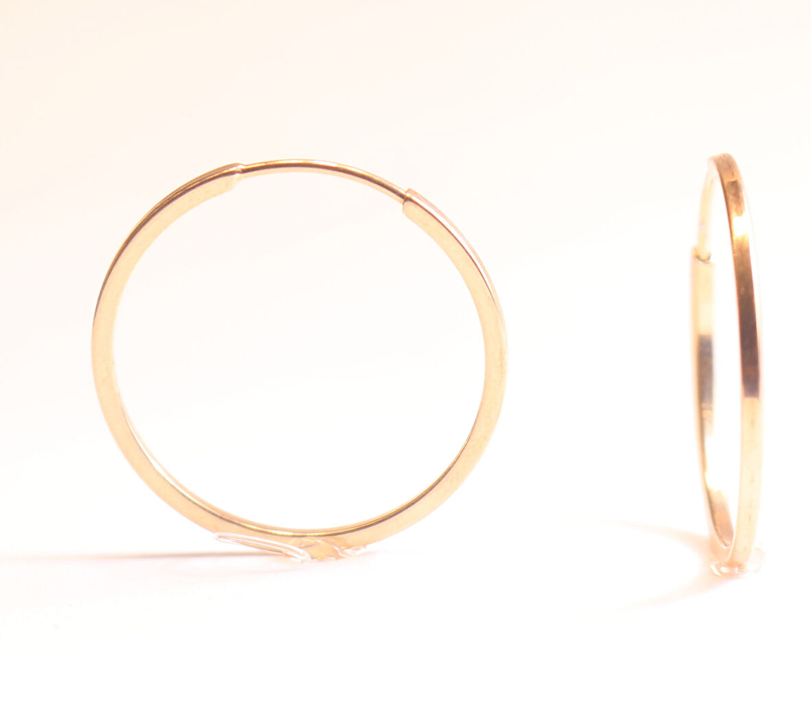 Altın Minimal Halka Küpe