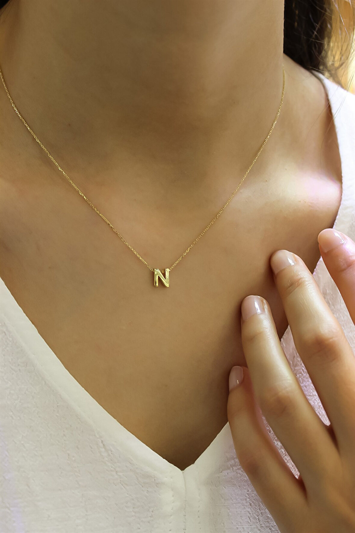 3 Boyutlu N harfi ve Zinciri