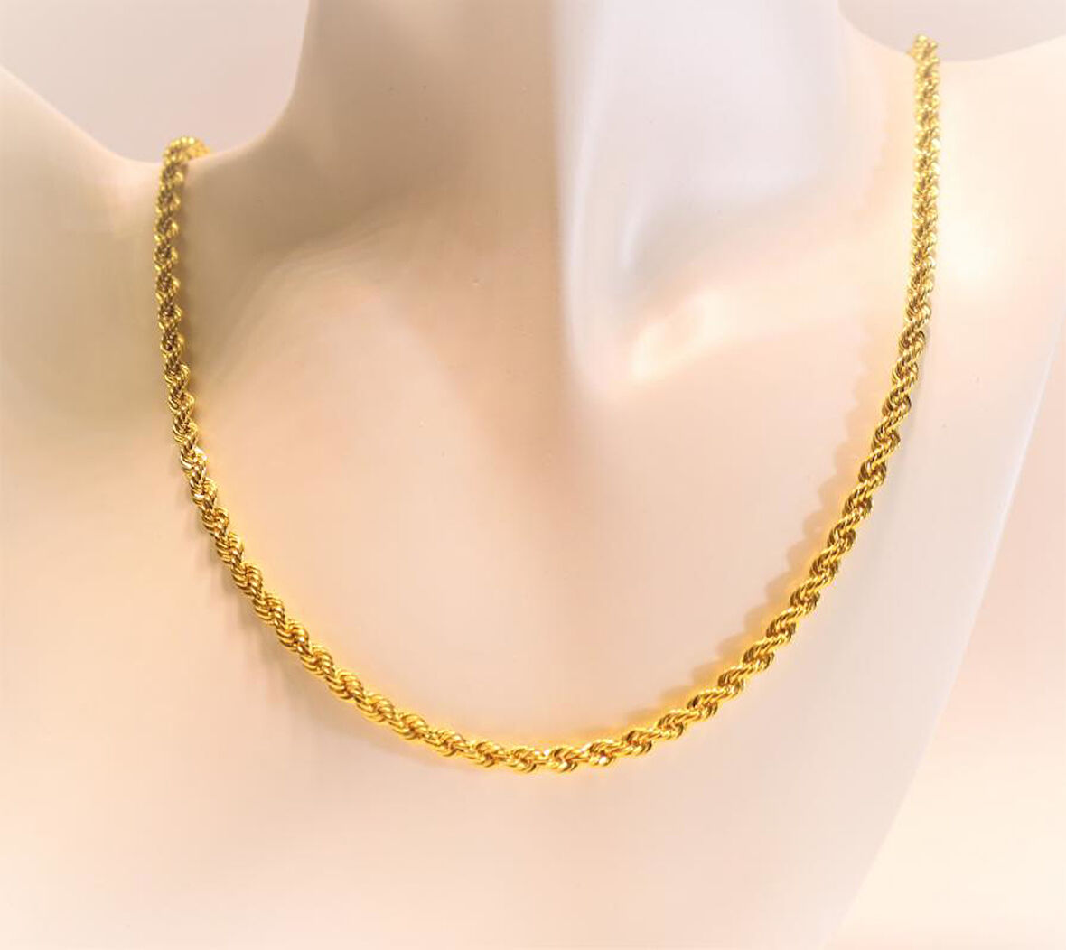 14 Ayar Kadın Altın Halat Zincir