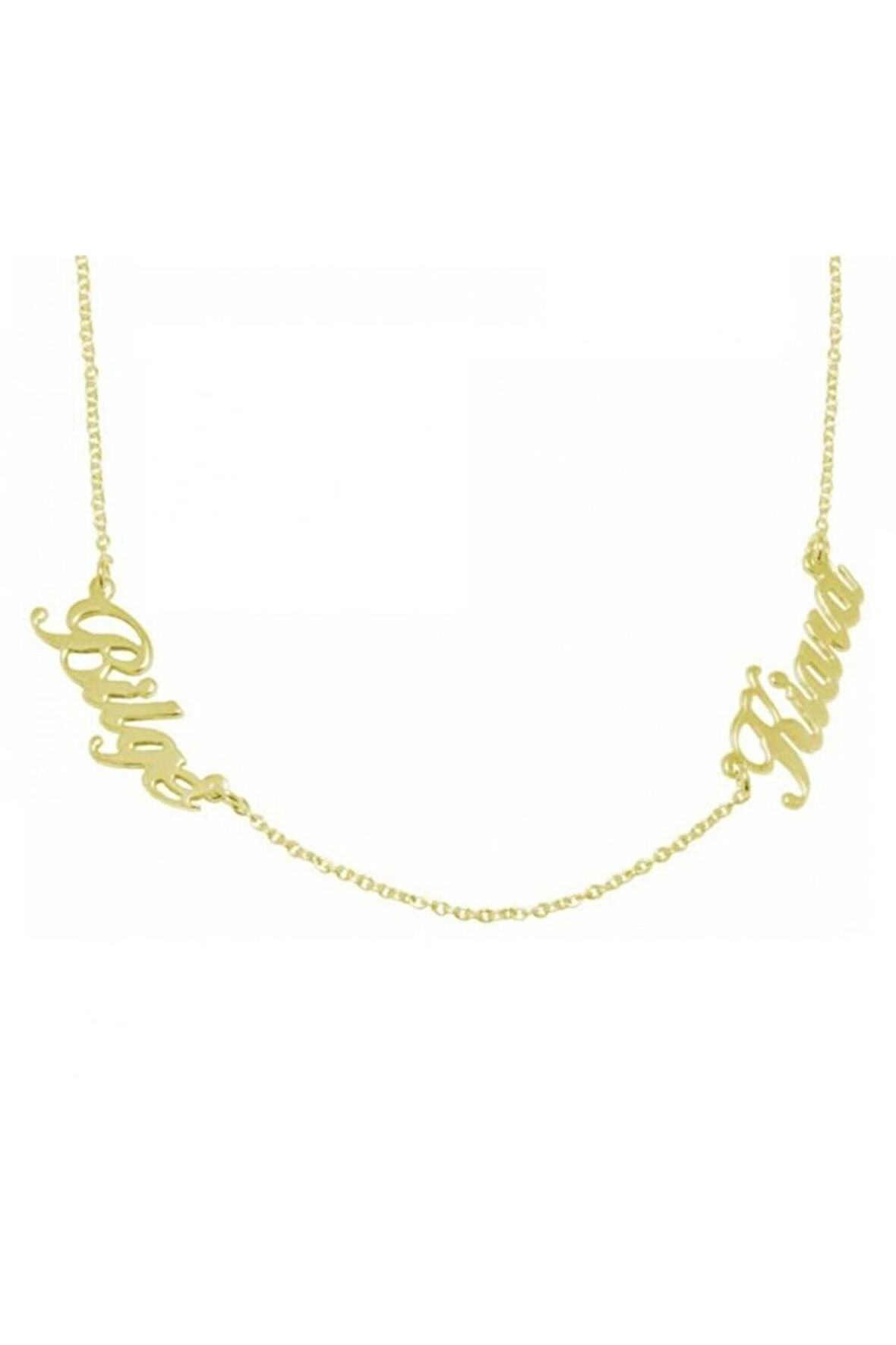 İki İsimlikli Altın Kolye