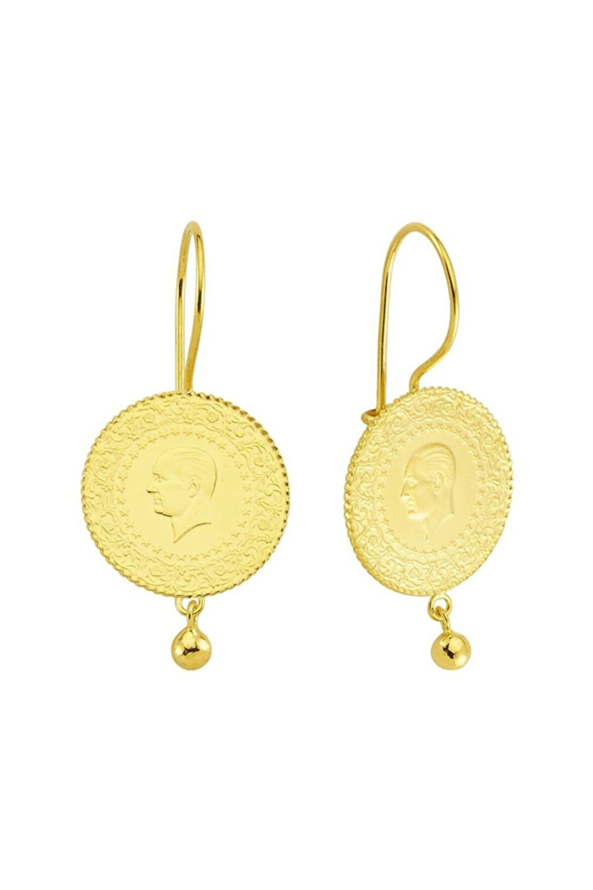 Çeyrek Altın Küpe