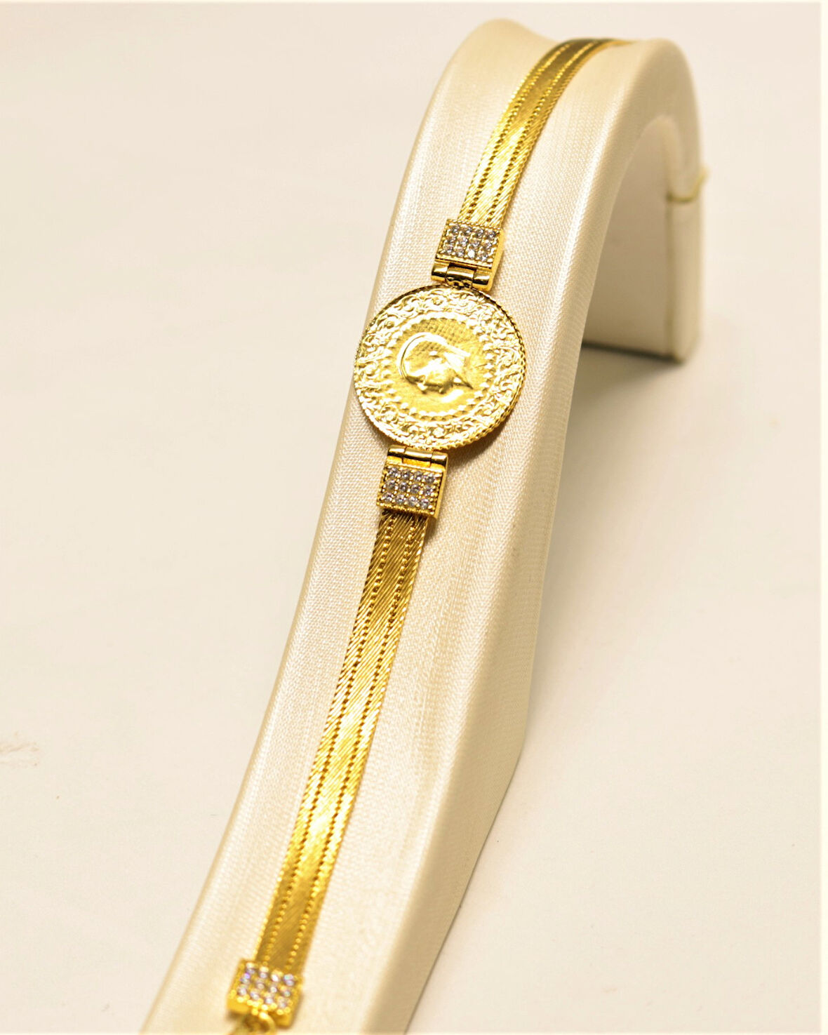 Çeyrek Altın Kadın Bileklik 33054