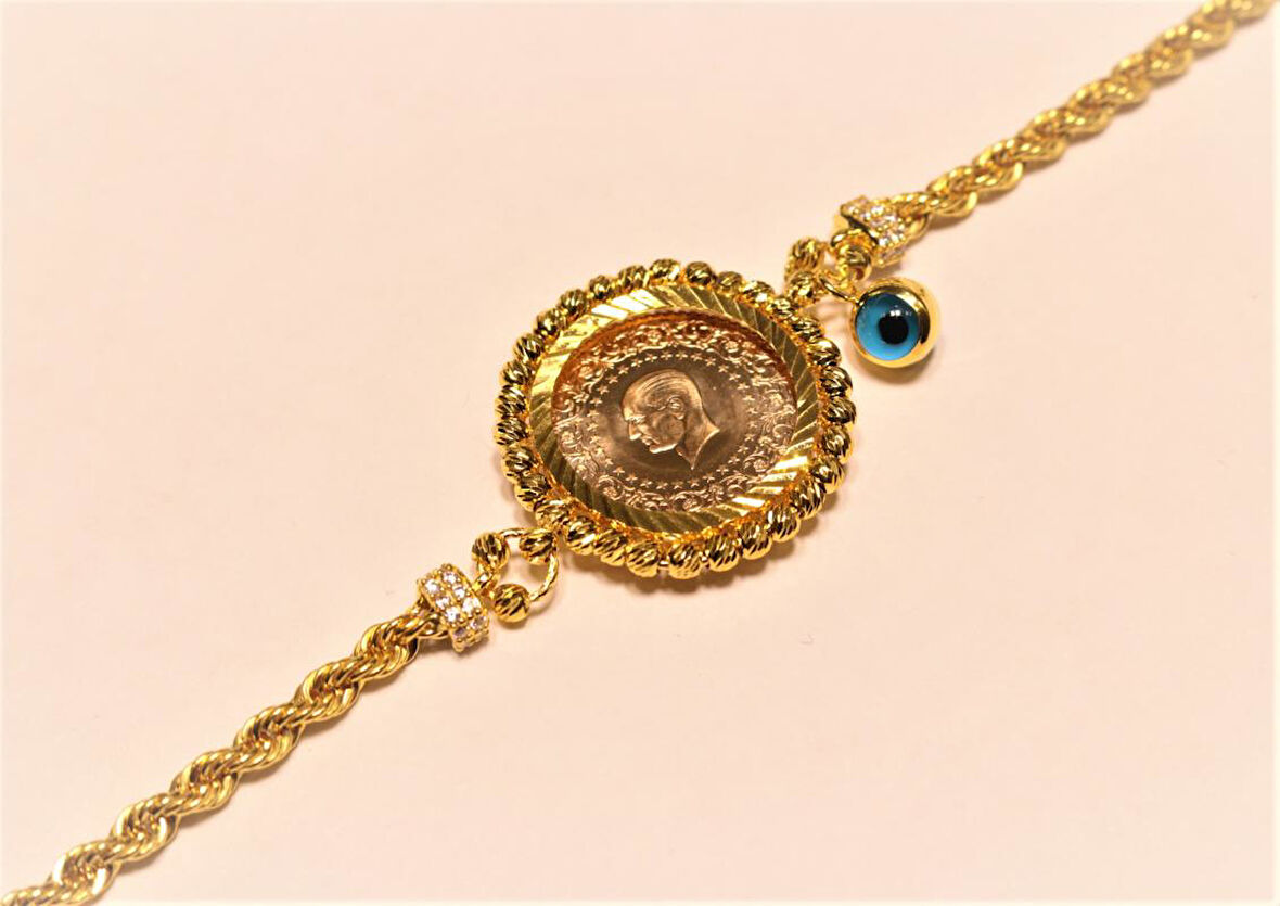 Çeyrek Altın Kadın Bileklik 3ÇK003