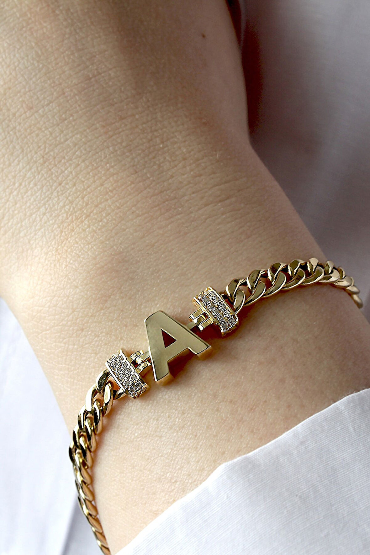 A Harfli Gurmet Bileklik-Künye