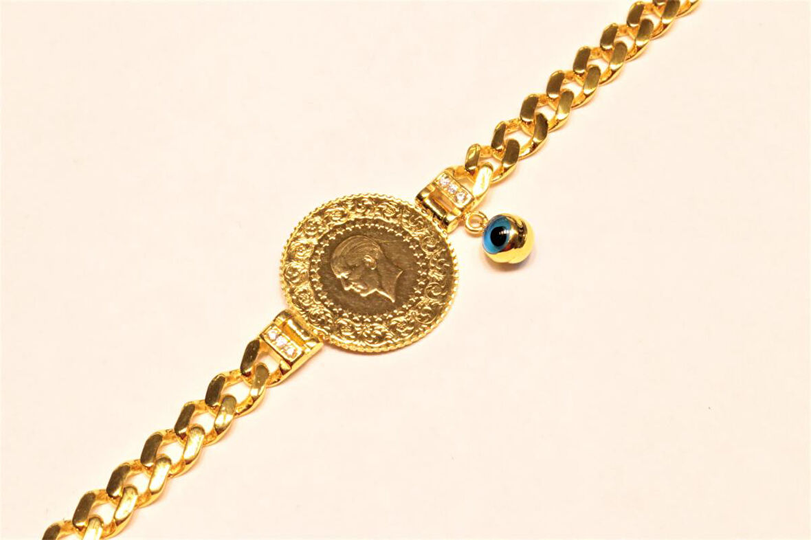 Çeyrek Altınlı Kadın  Bileklik