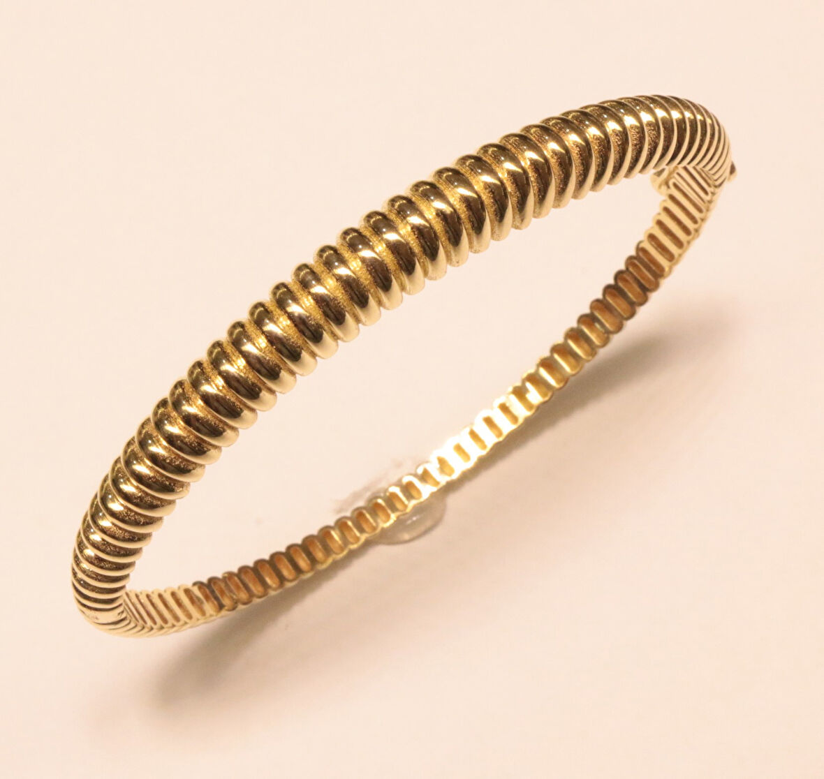 Altın Salyangoz Model Kelepçe Bilezik 3279