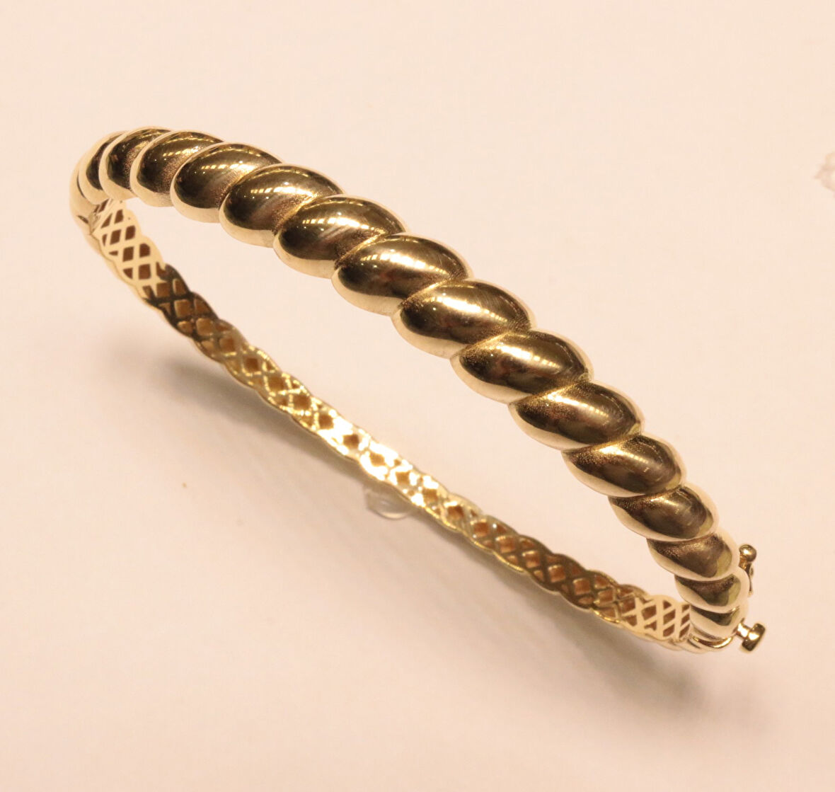 Altın Salyangoz Model Kelepçe Bilezik