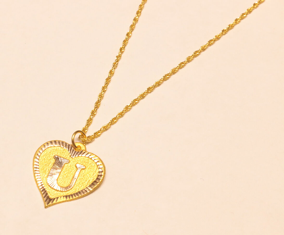  Altın U Harfli Halat Zincir