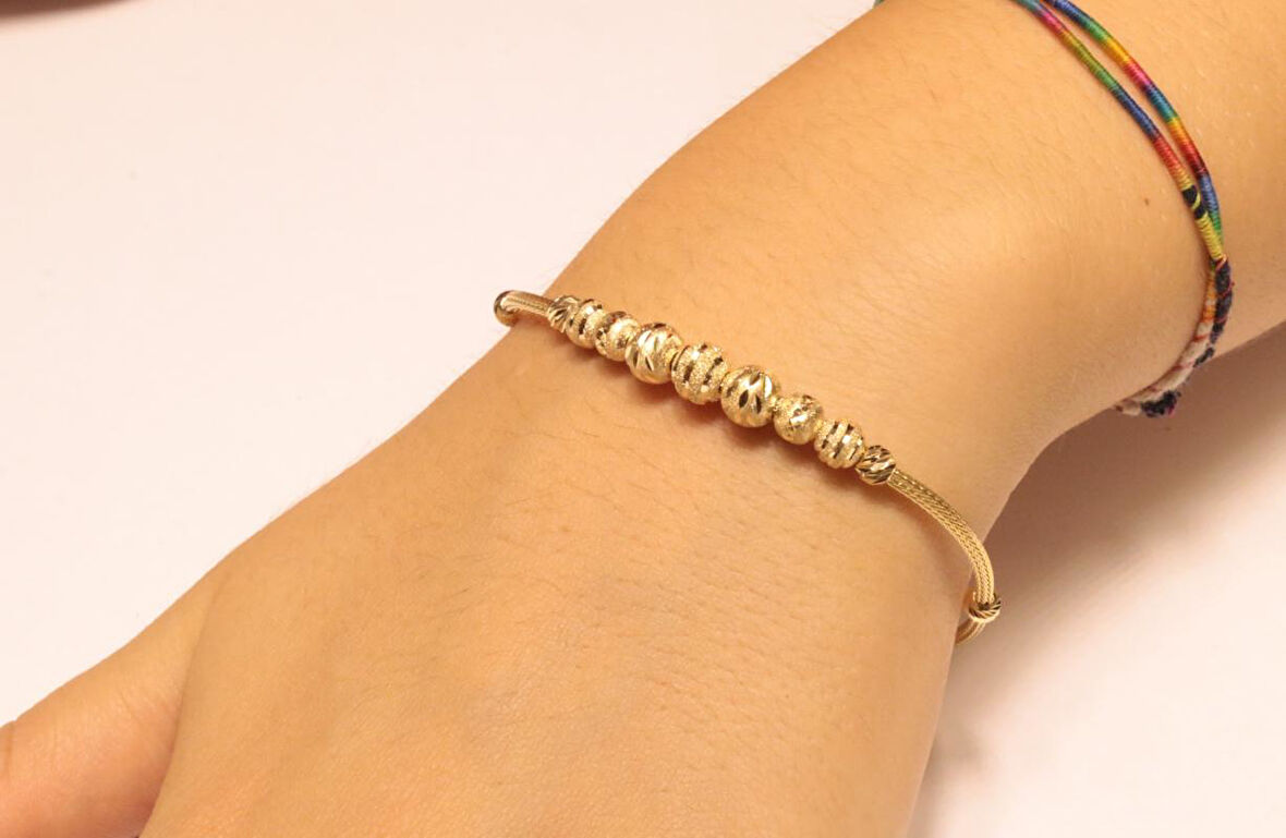 Altın Dorika Toplu Bileklik