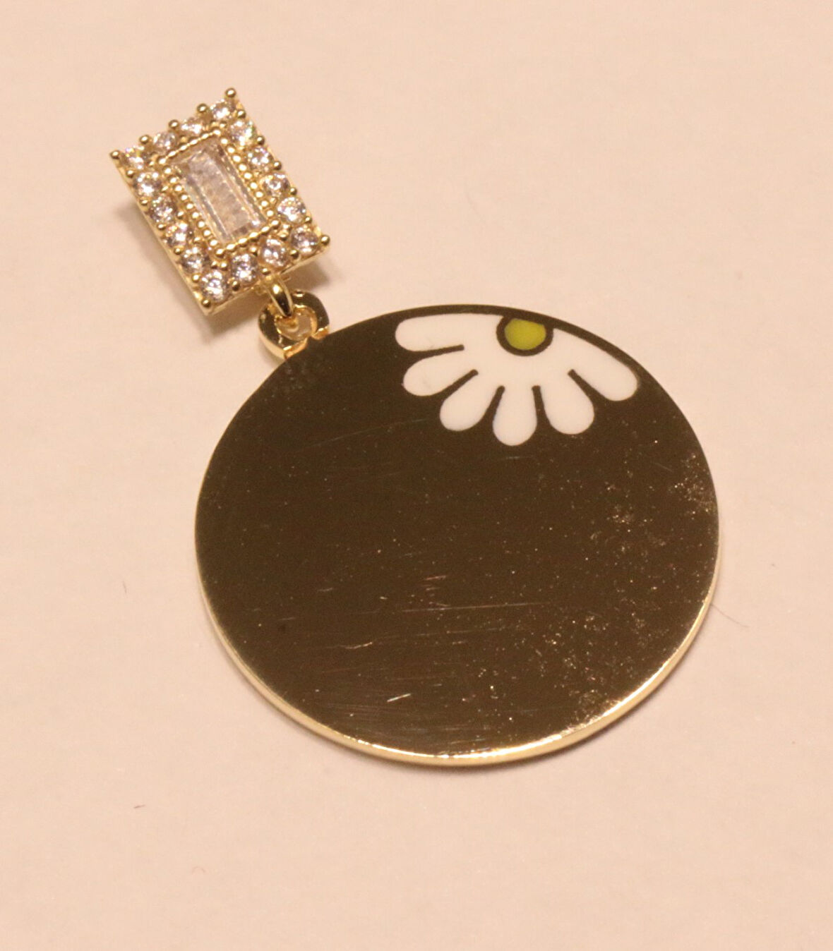 Altın Plaka Kolye Ucu 3646-1