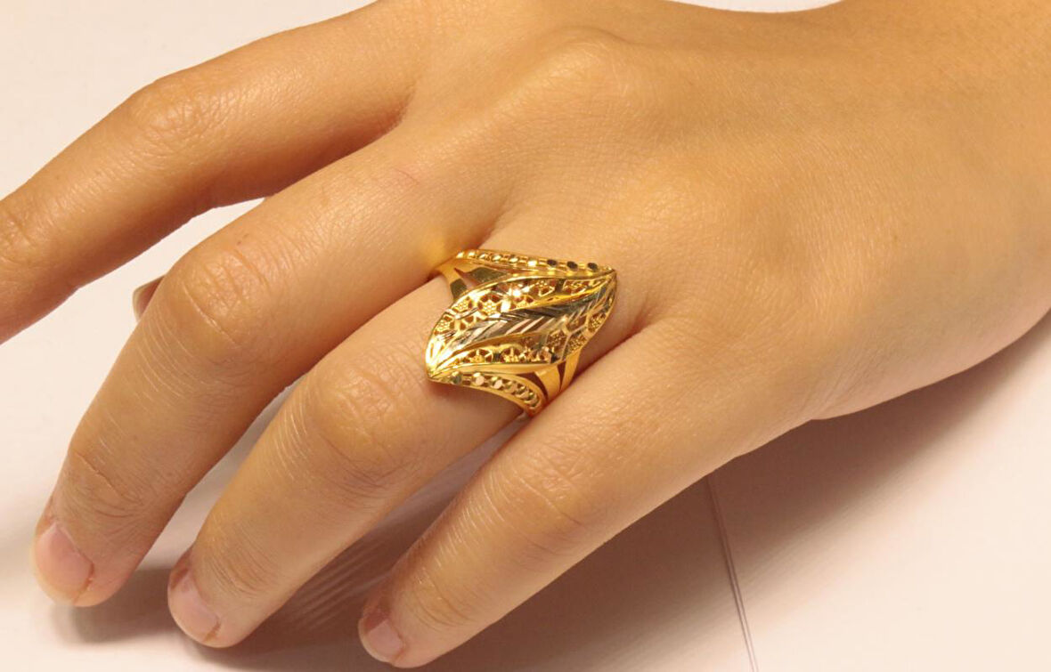 14 Ayar Altın Taşssız Yüzük