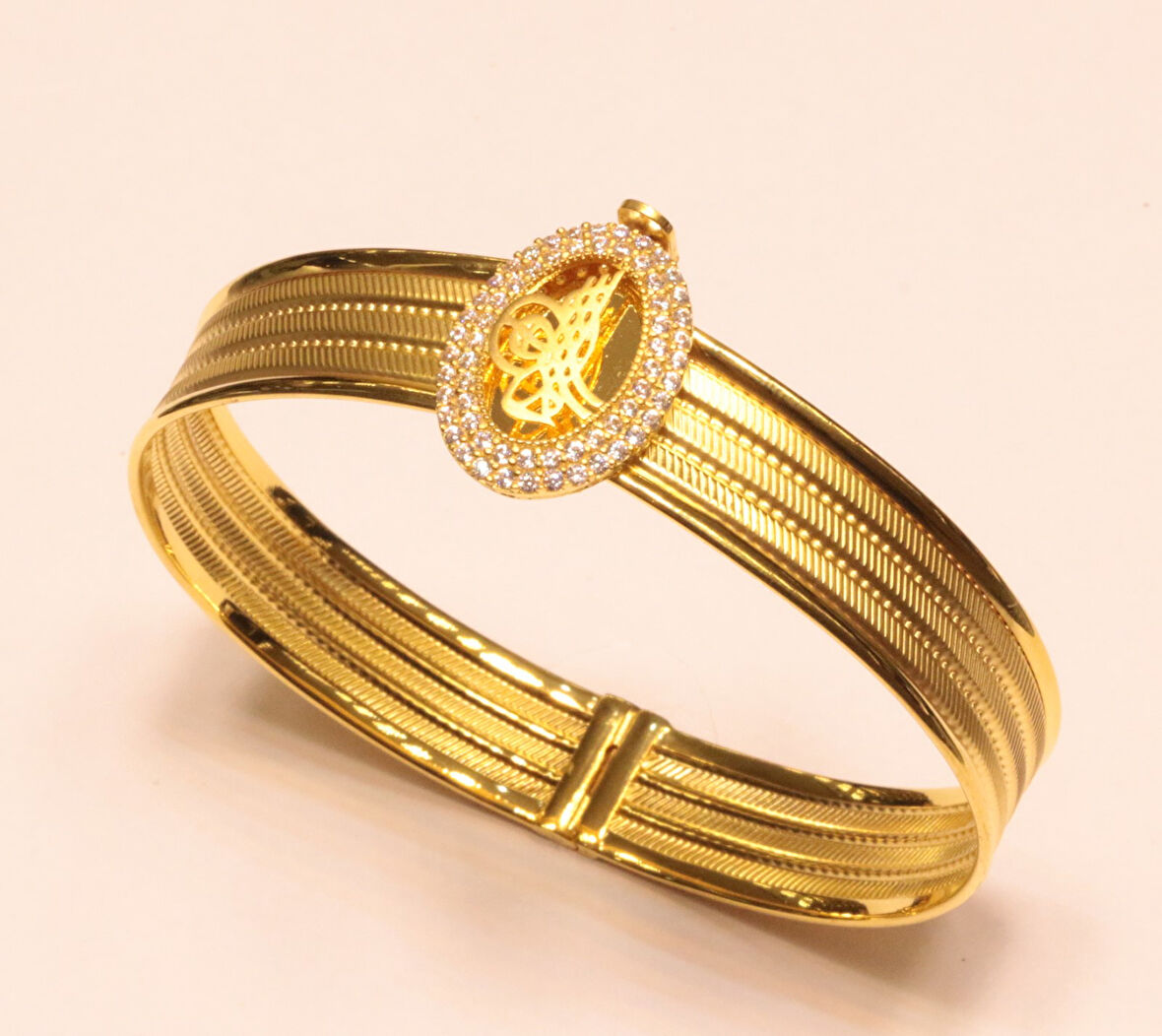 Altın Rize Model Hasır Kelepçe Bilezik 32074