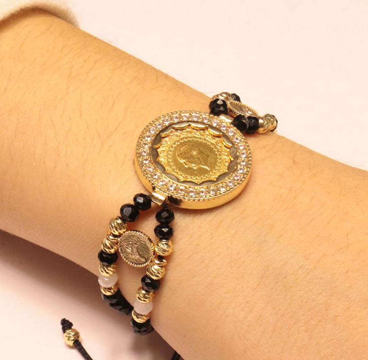 Çeyrek Altın Kadın Bileklik ck28