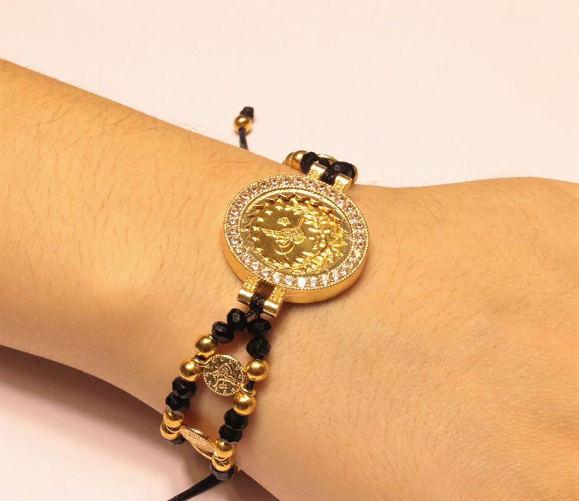 Yarım Reşat Baskı Altınlı Bileklik RB11