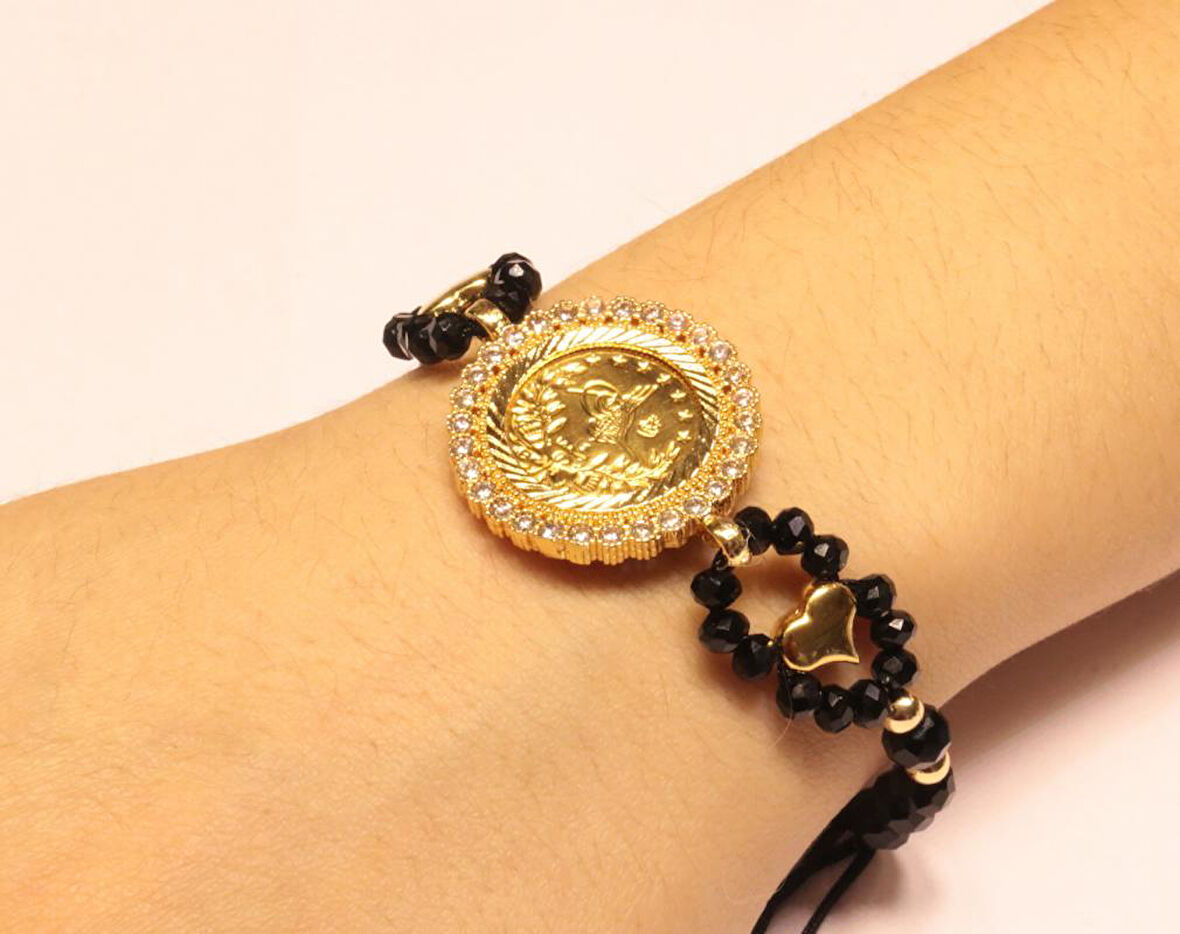 Yarım Reşat Baskı Altınlı Bileklik RB22