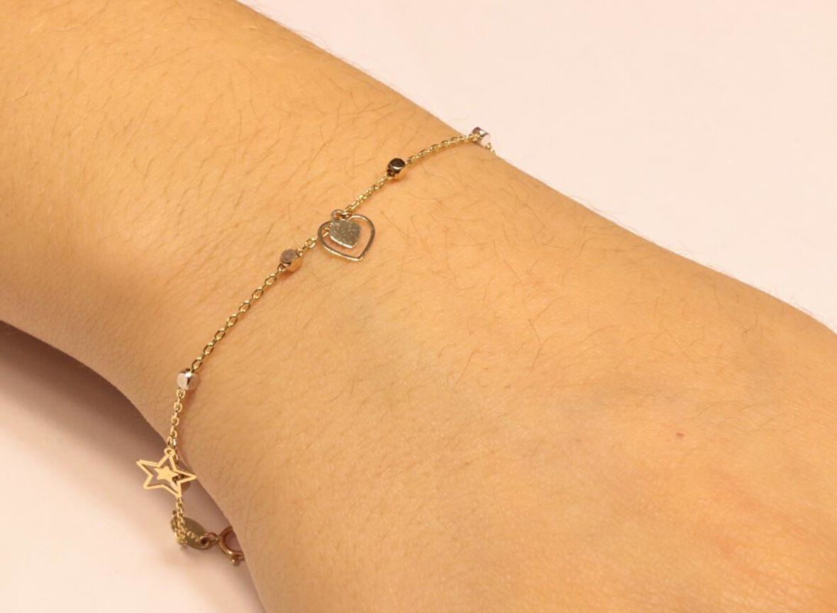 14 Ayar Altın Şans Bilekliği  233095