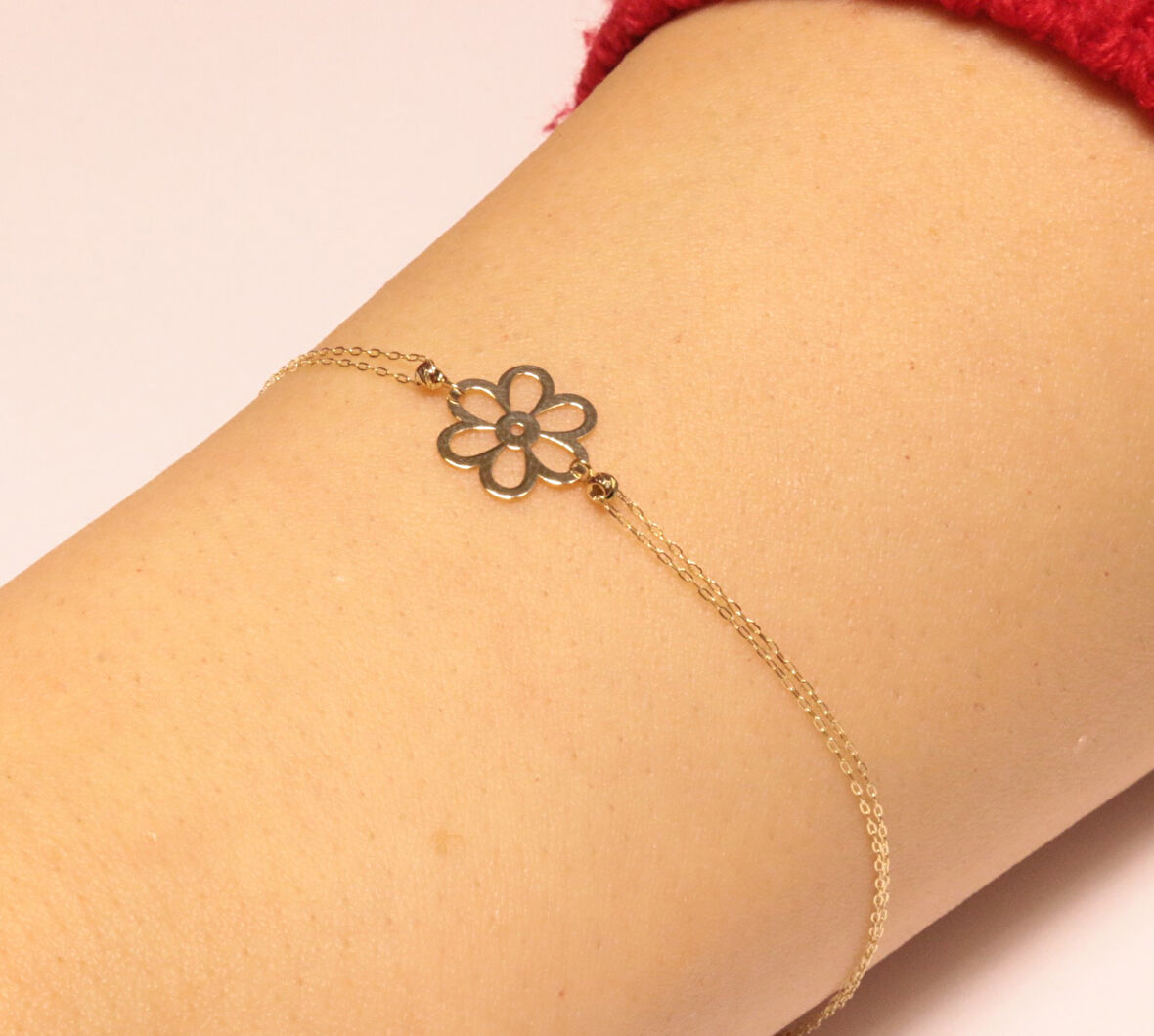 Altın Yonca Model Bileklik 233120