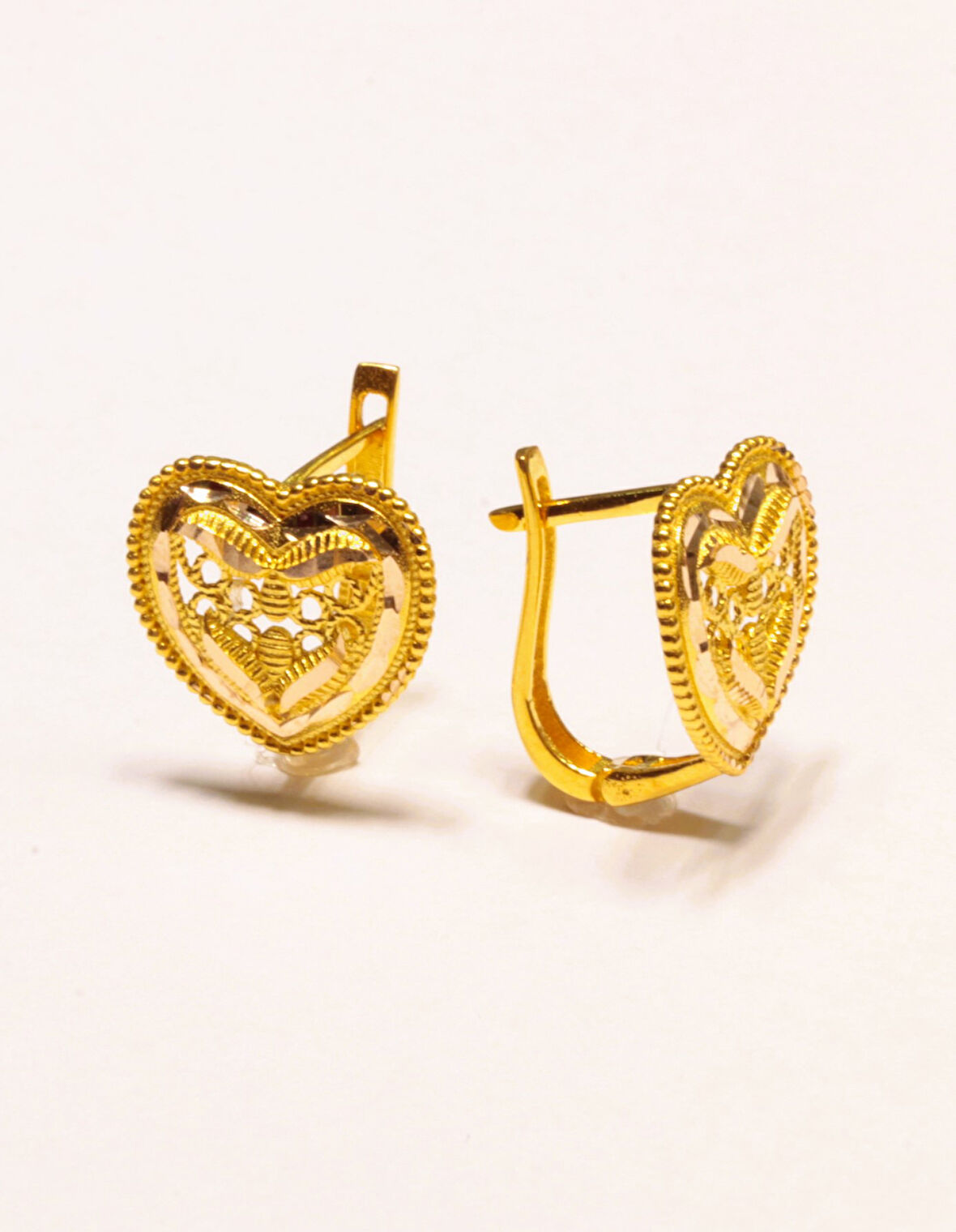 Altın Hint Model J Küpe