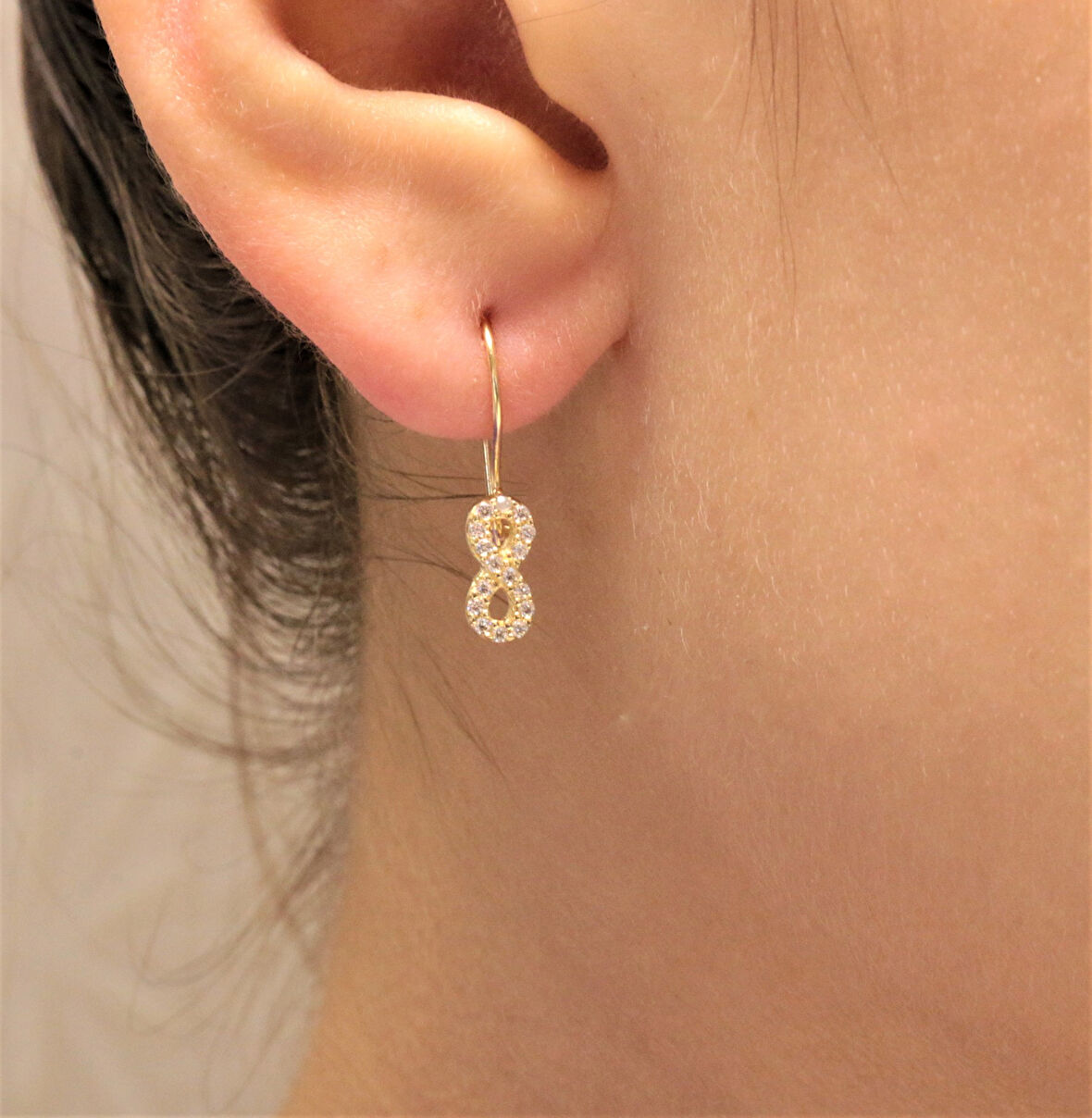  Altın Mengeçli Çocuk Küpesi 3997