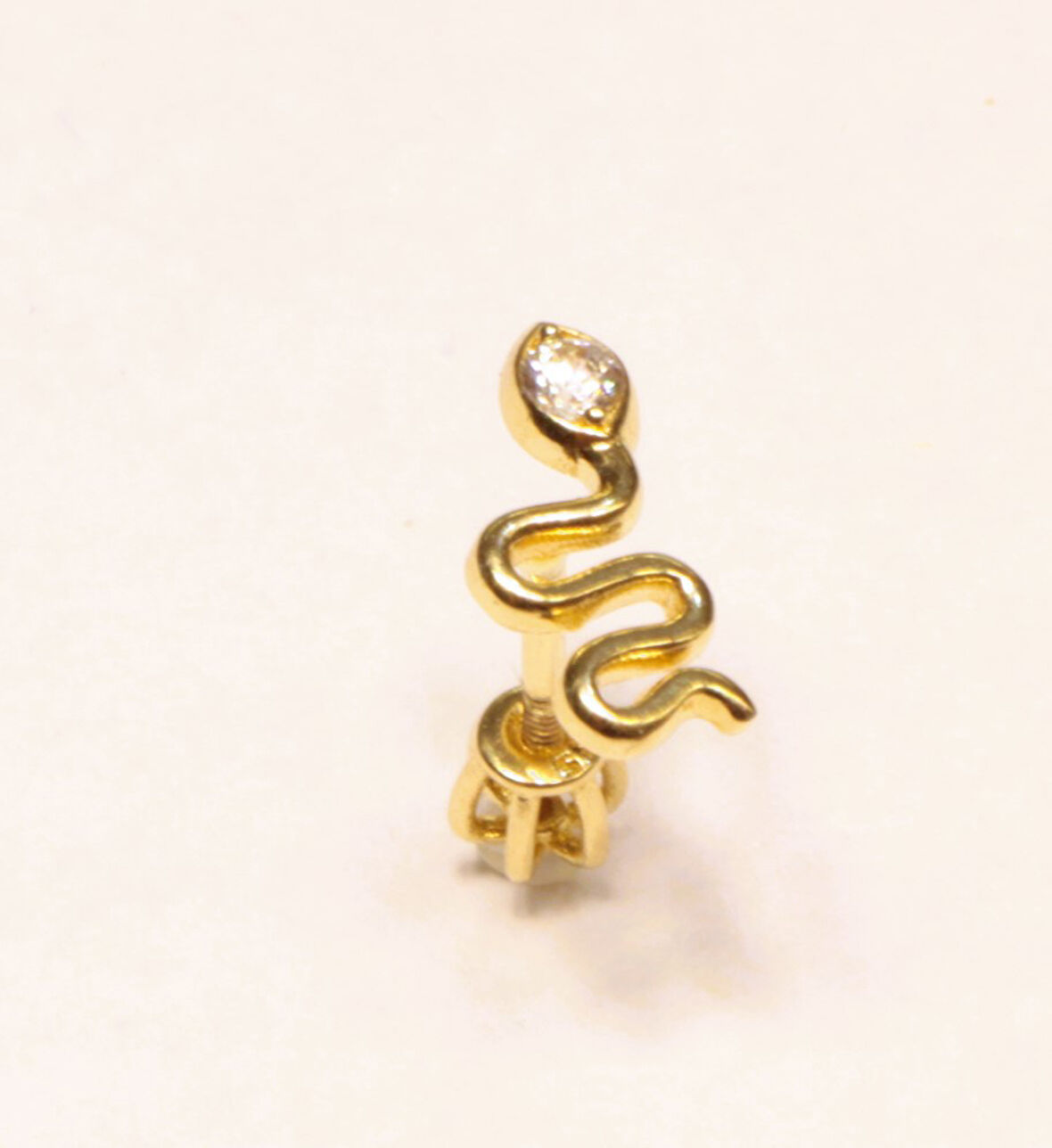 14 Ayar Altın Piercing Tragus Küpe 25114-T004