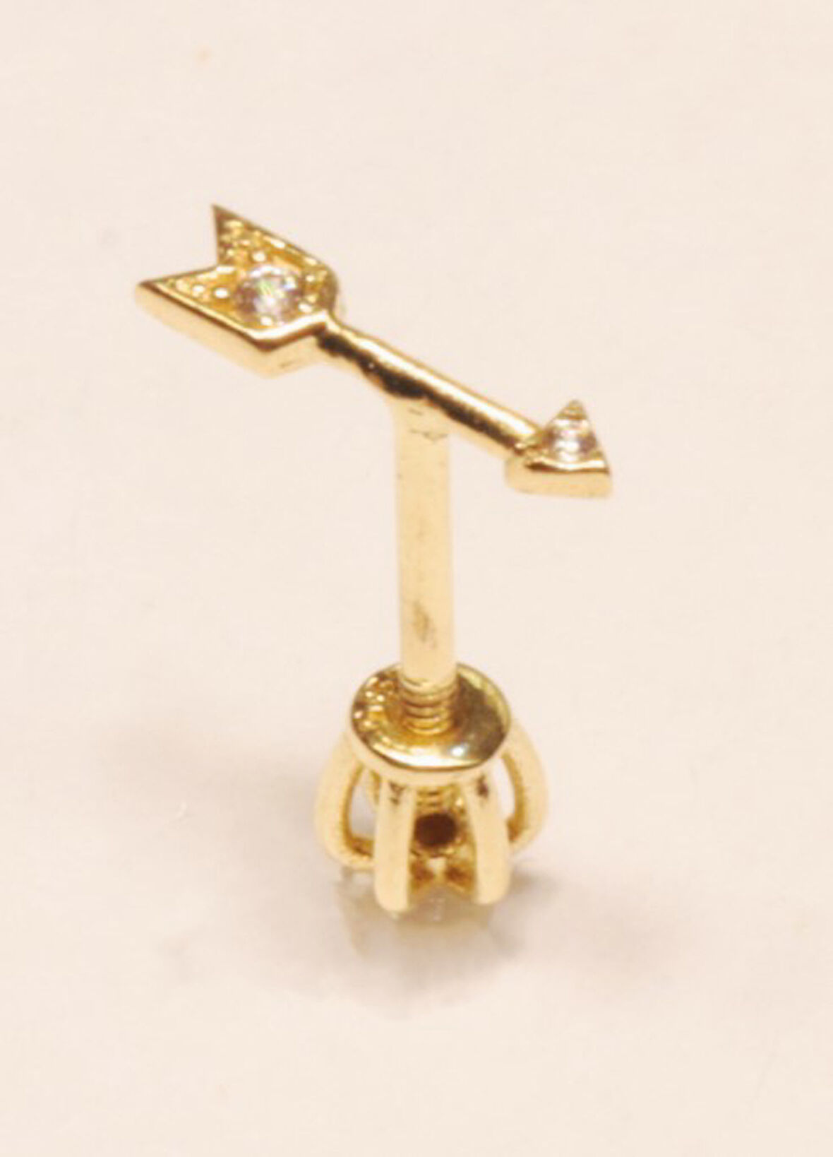  14 Ayar Altın Piercing Tragus Küpe 25114-T009