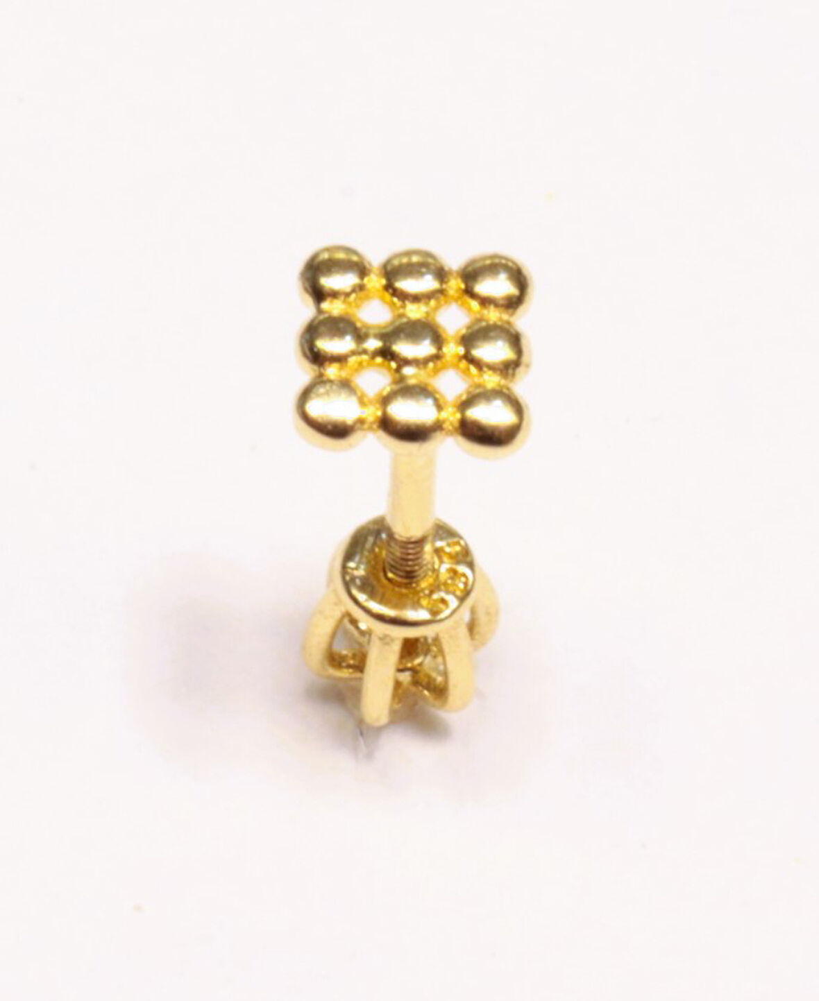  14 Ayar Altın Piercing Tragus Küpe T019