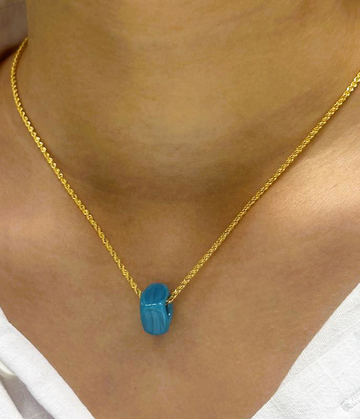 14 Ayar Kadın Altın Halat Zincir