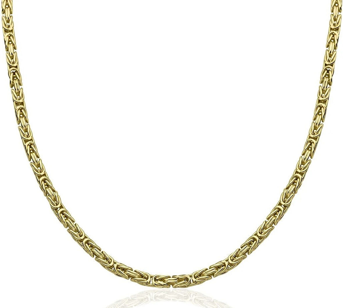 14 Ayar Altın Kral Model Erkek Zincir