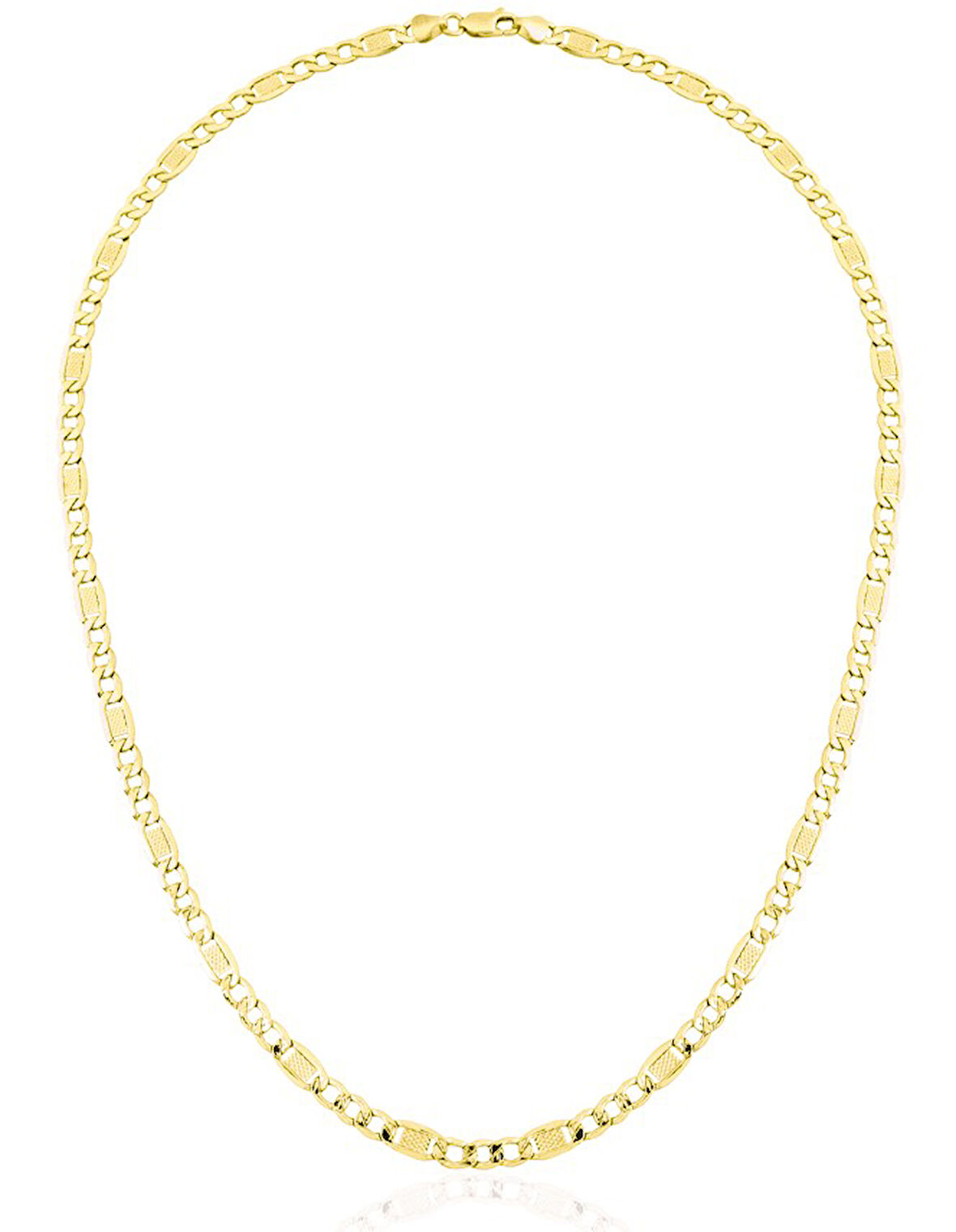  14 Ayar Altın Figaro Model Erkek Zinciri